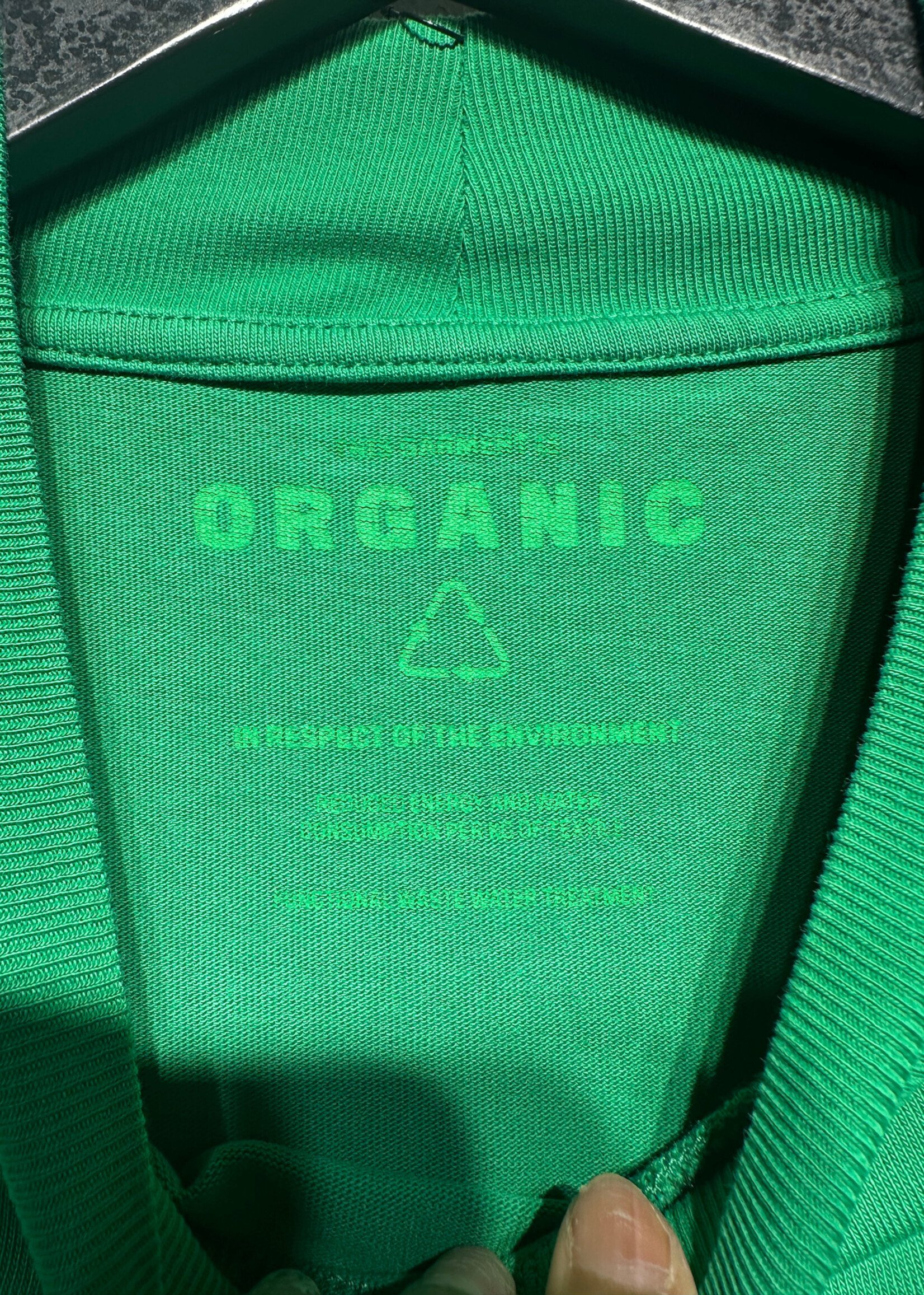 Heron Preston Green Mock Neck LS L