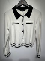 Emerson Lang White Cardigan XL