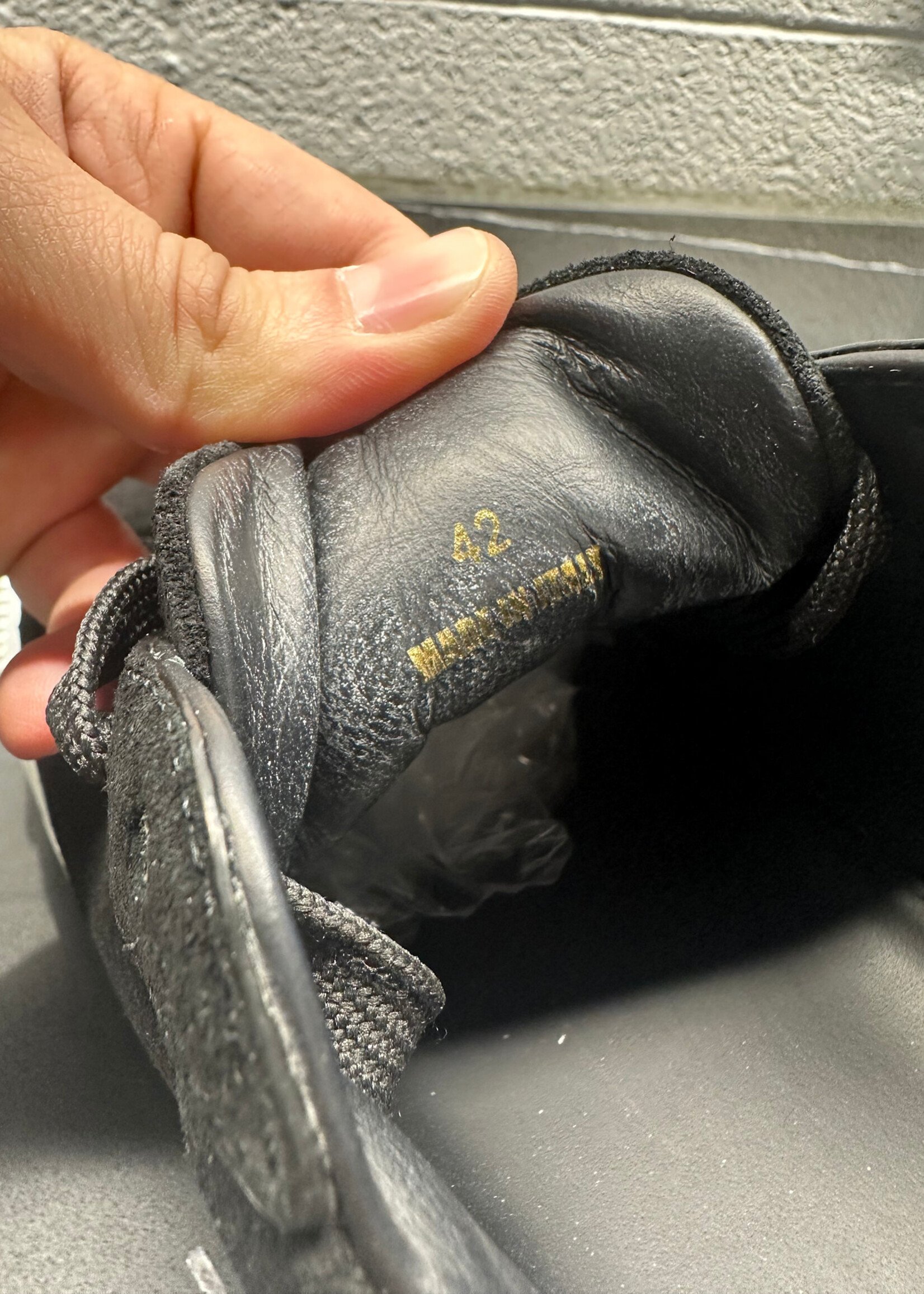 Versace Greca Black Suede Sneakers 9