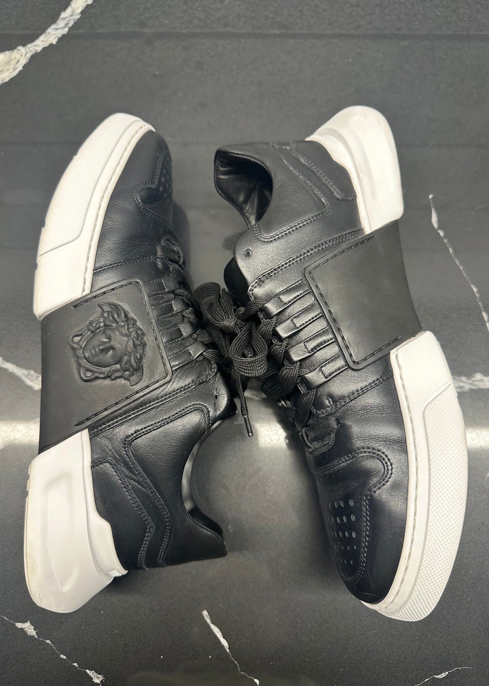 Versace Black Medusa Sneakers Masc 9