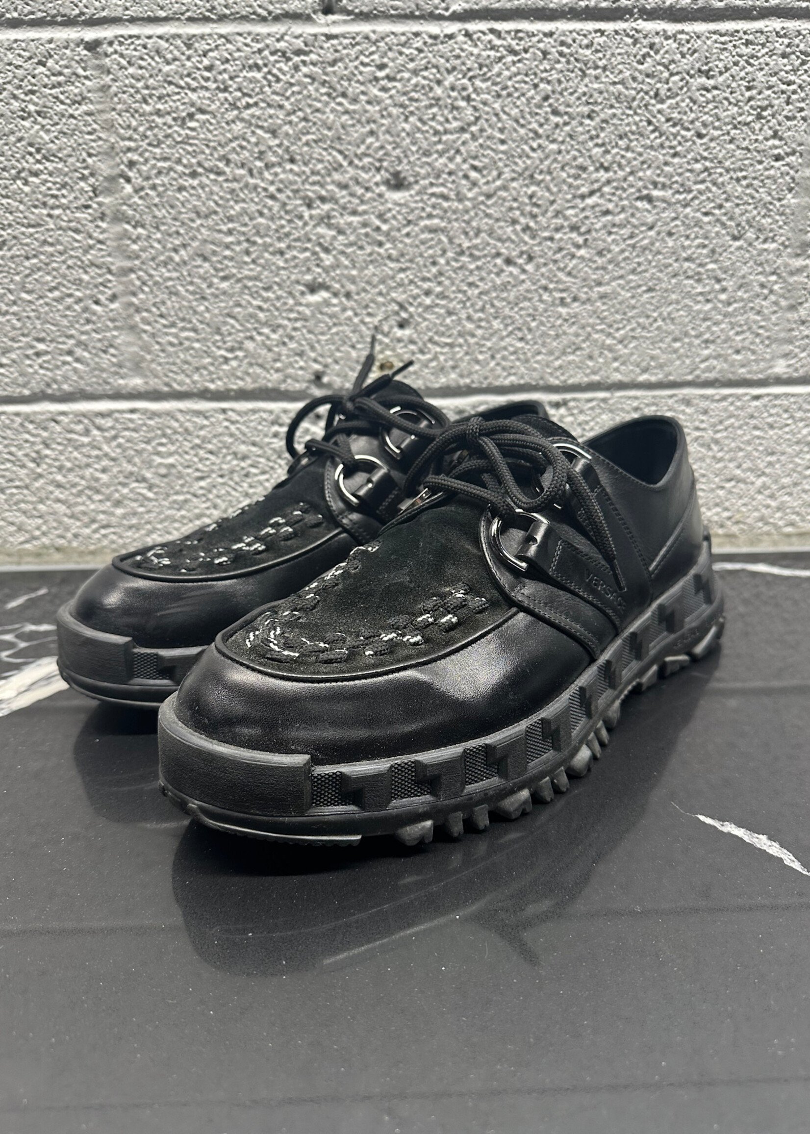 Versace Black Derbies Masc 42/9