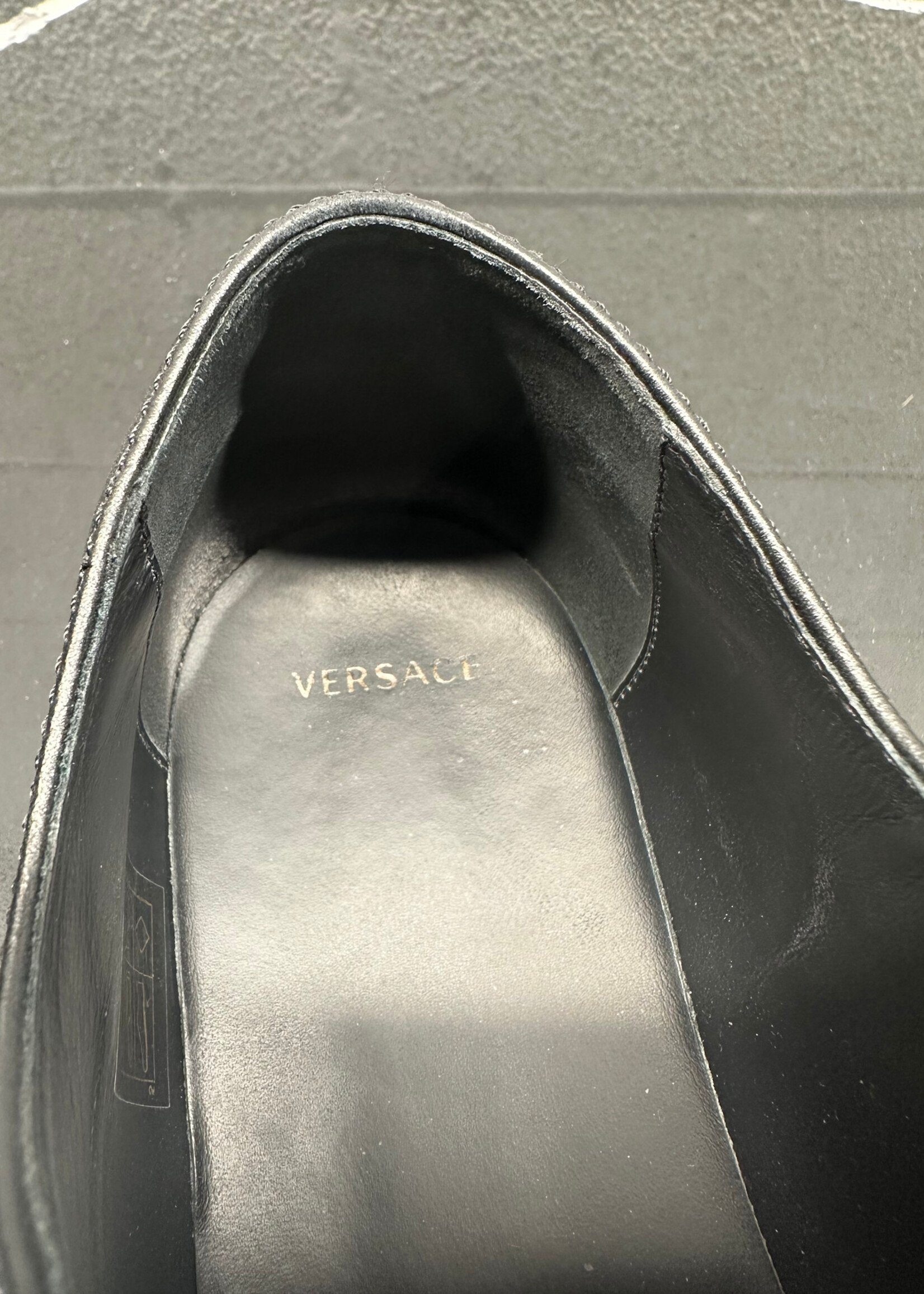 Versace Black Derbies Masc 42/9
