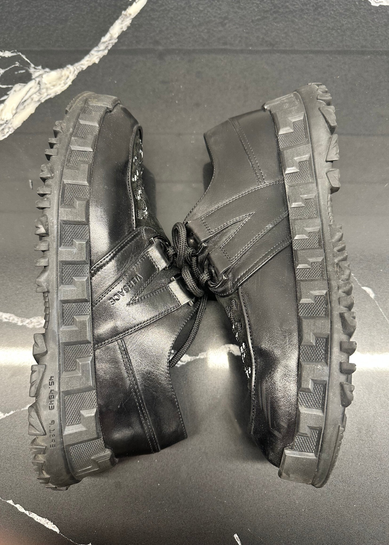 Versace Black Derbies Masc 42/9