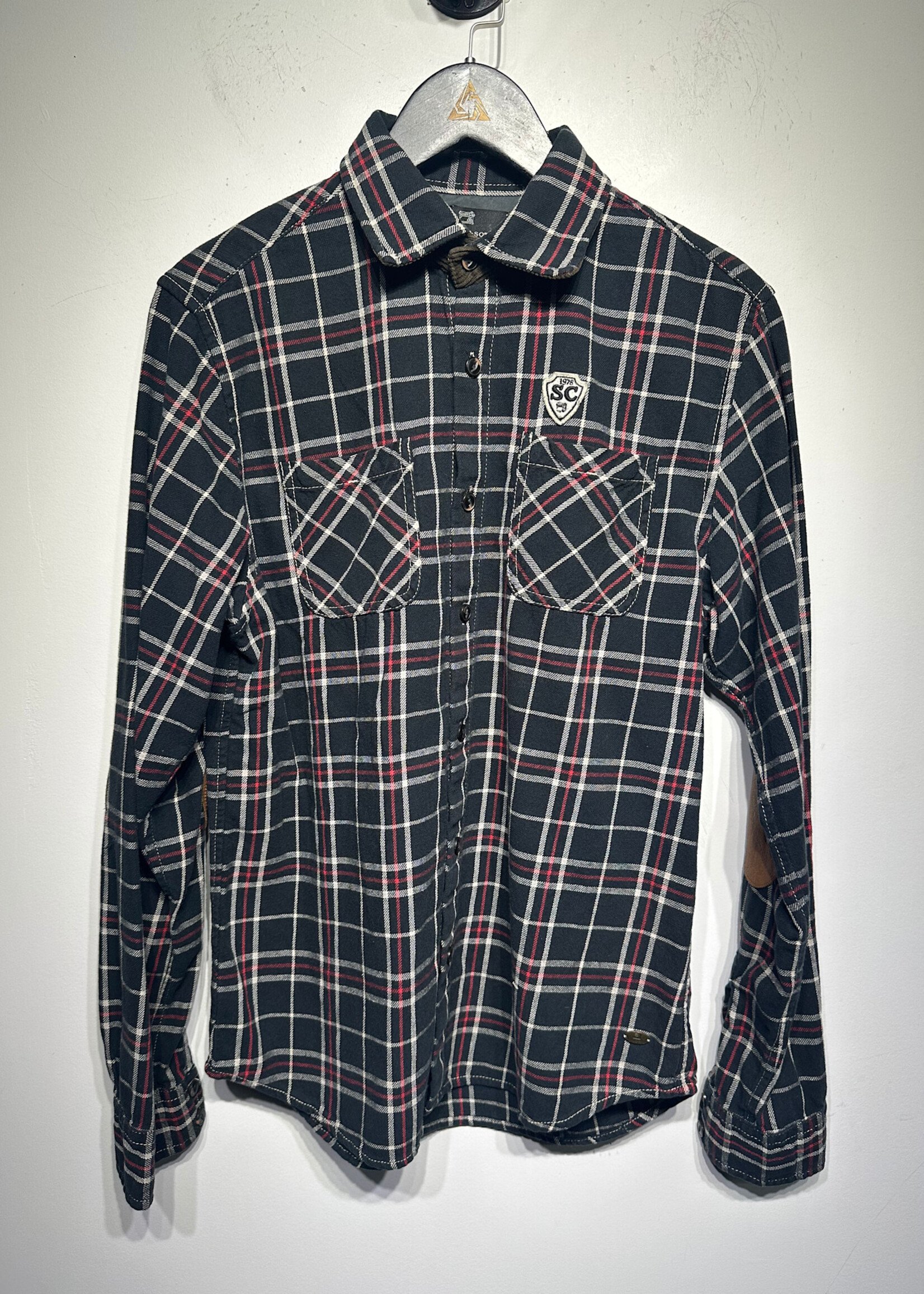 Scotch & Soda Elbow Patch Flannel M