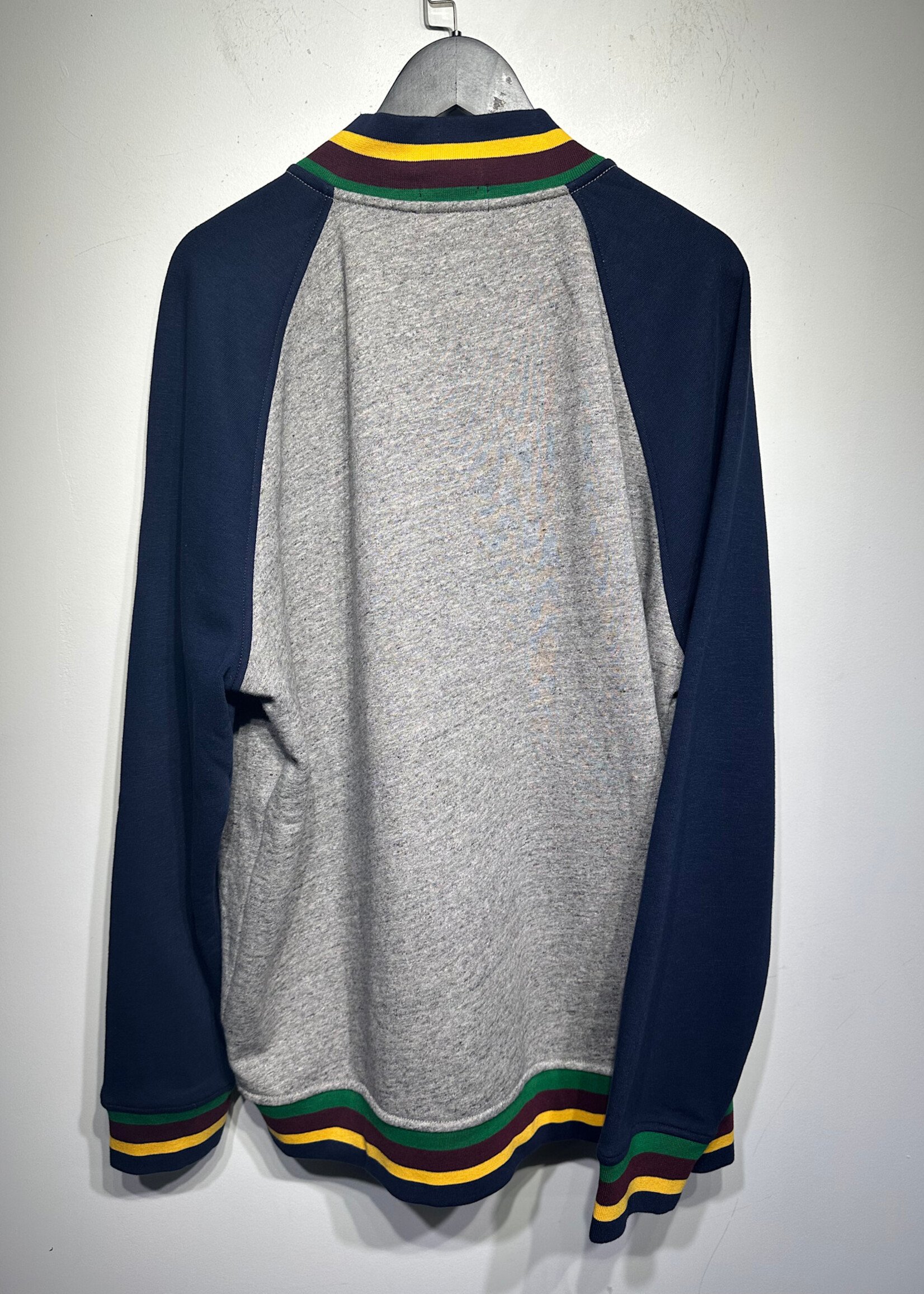 Polo Blue/Grey Baseball Jacket 2XL