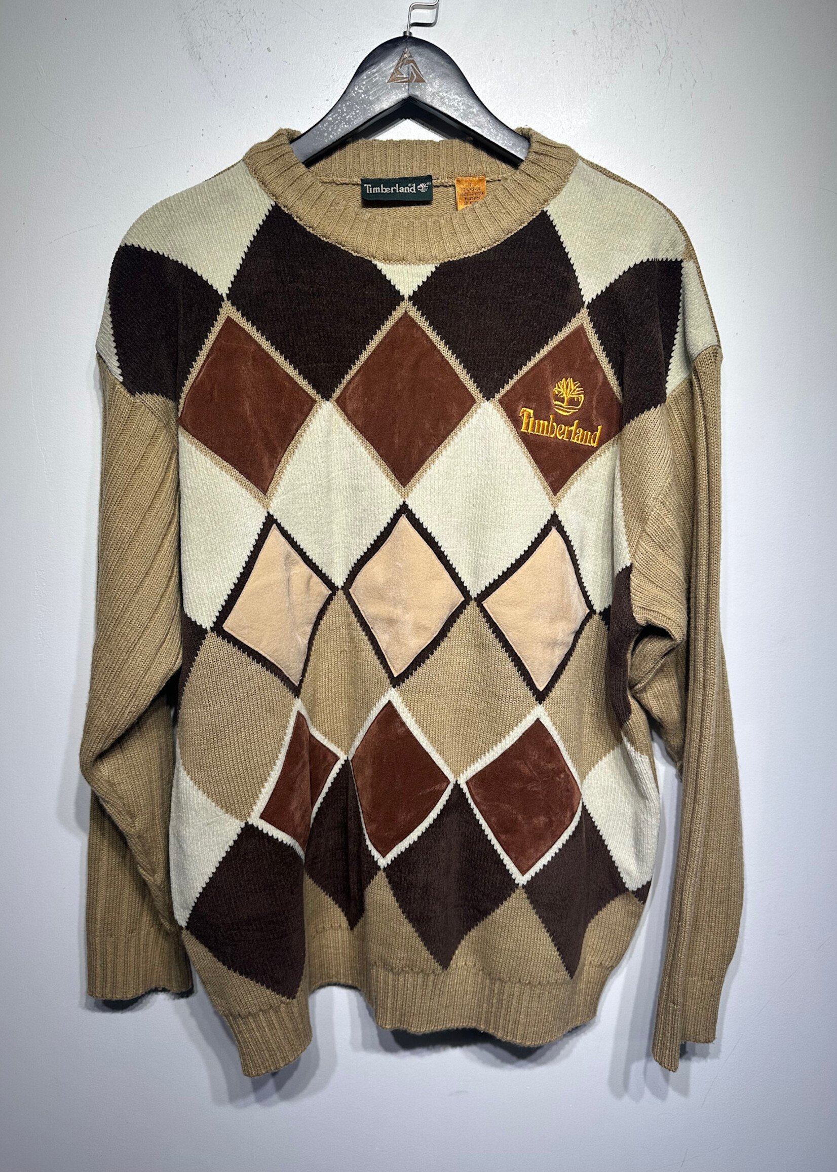 Timberland Brown Diamond Sweater L