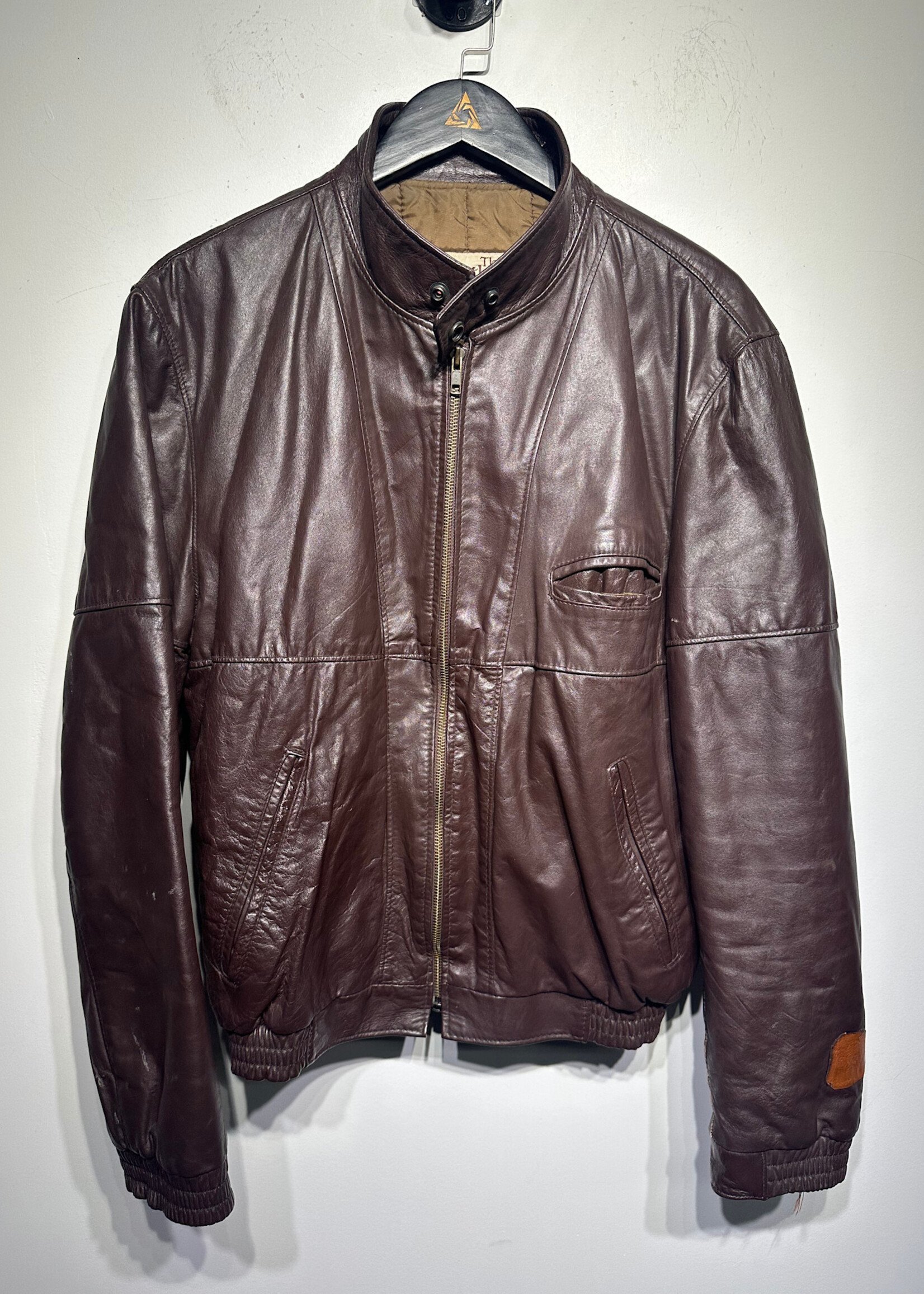 The Leather Shop Brown Leather Jacket Masc M