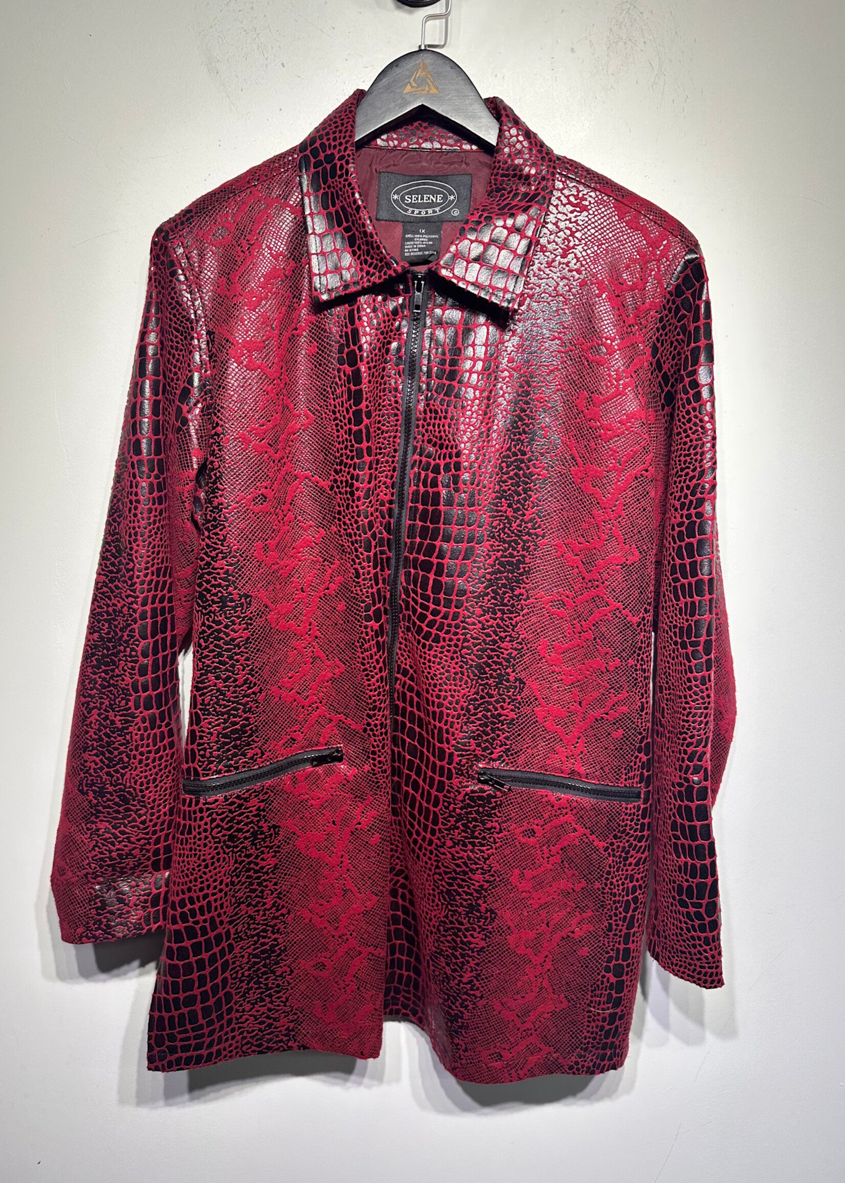 Selene Sport Red Snack Skin Pattern Jacket XL