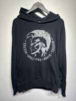 Diesel Only The Brave Black Hoodie L