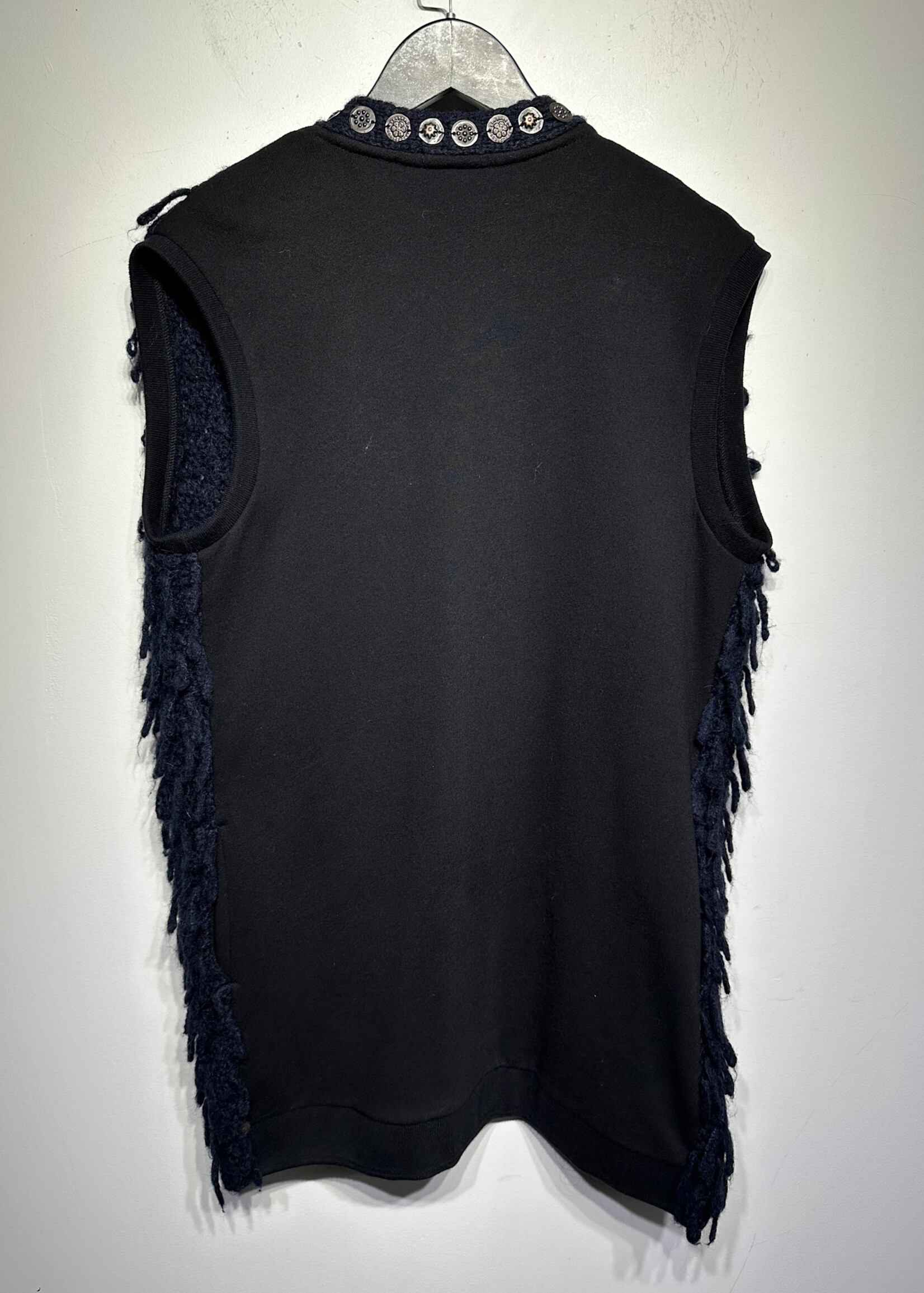 Scotch & Soda Blue Finge Vest OS