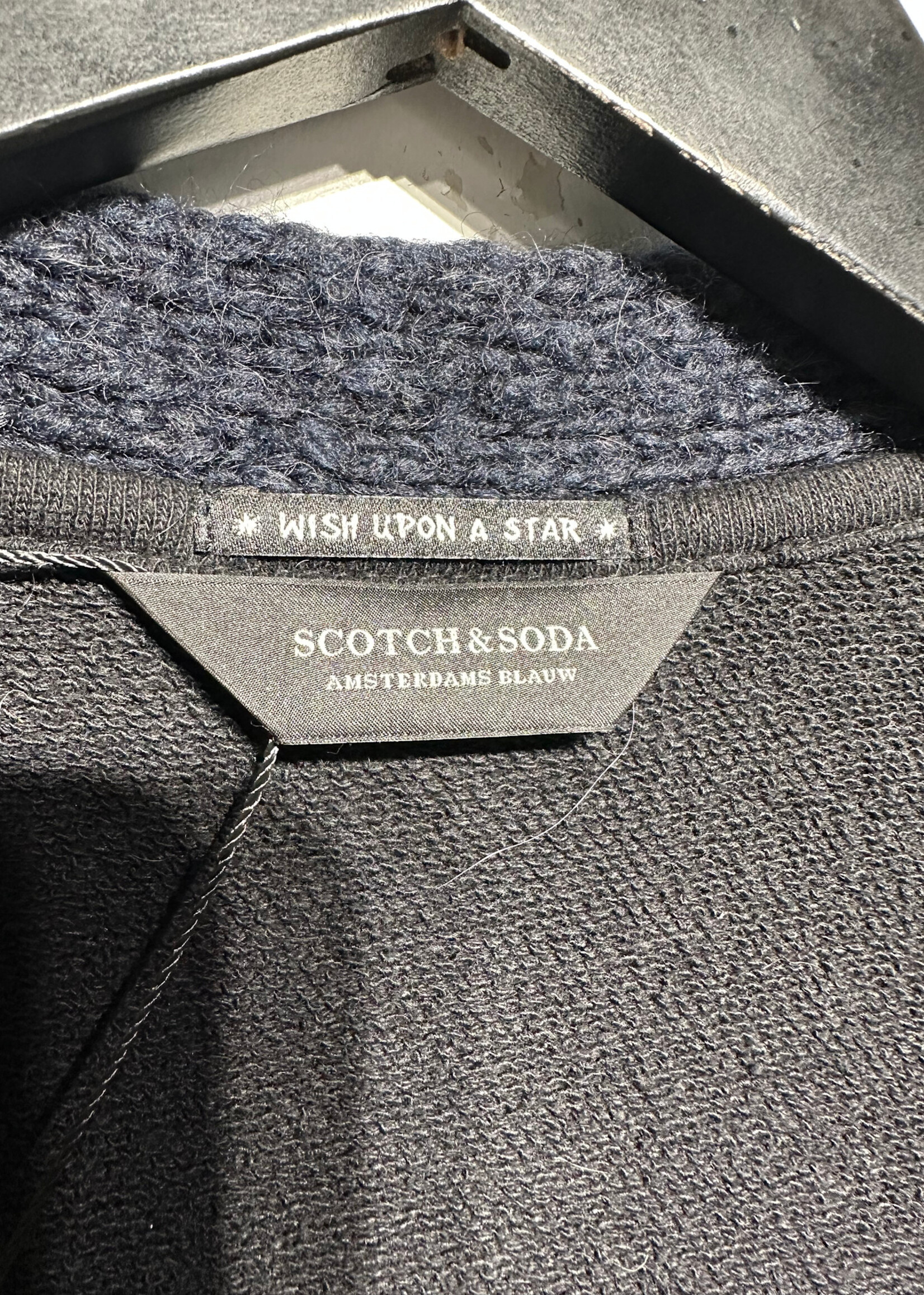 Scotch & Soda Blue Finge Vest OS