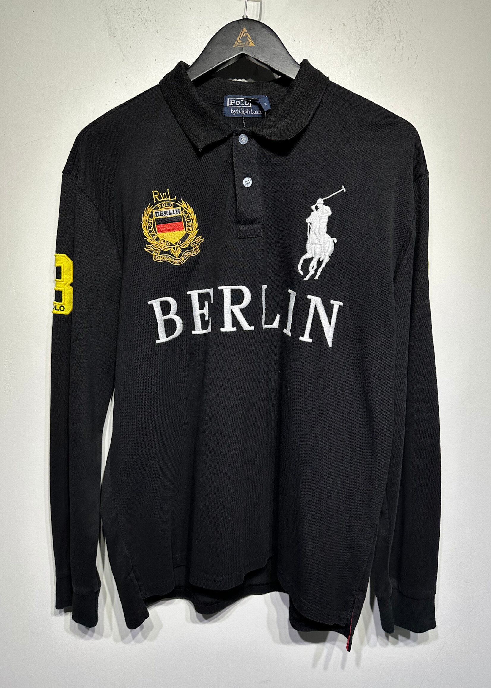 Polo RL Berlin Black LS Polo XL