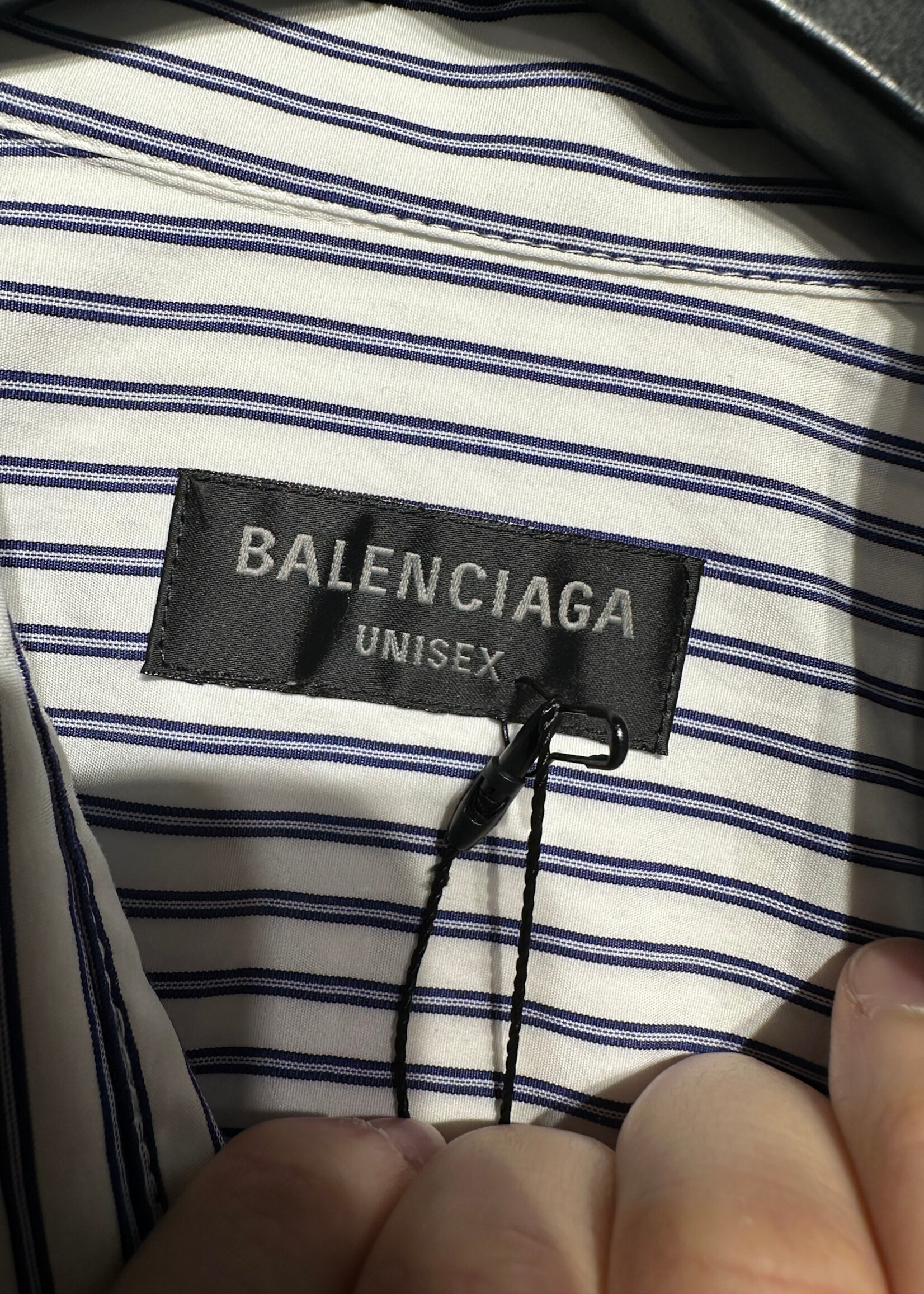 NWT Balenciaga Spliced Stripe B/U S (Fits XL)
