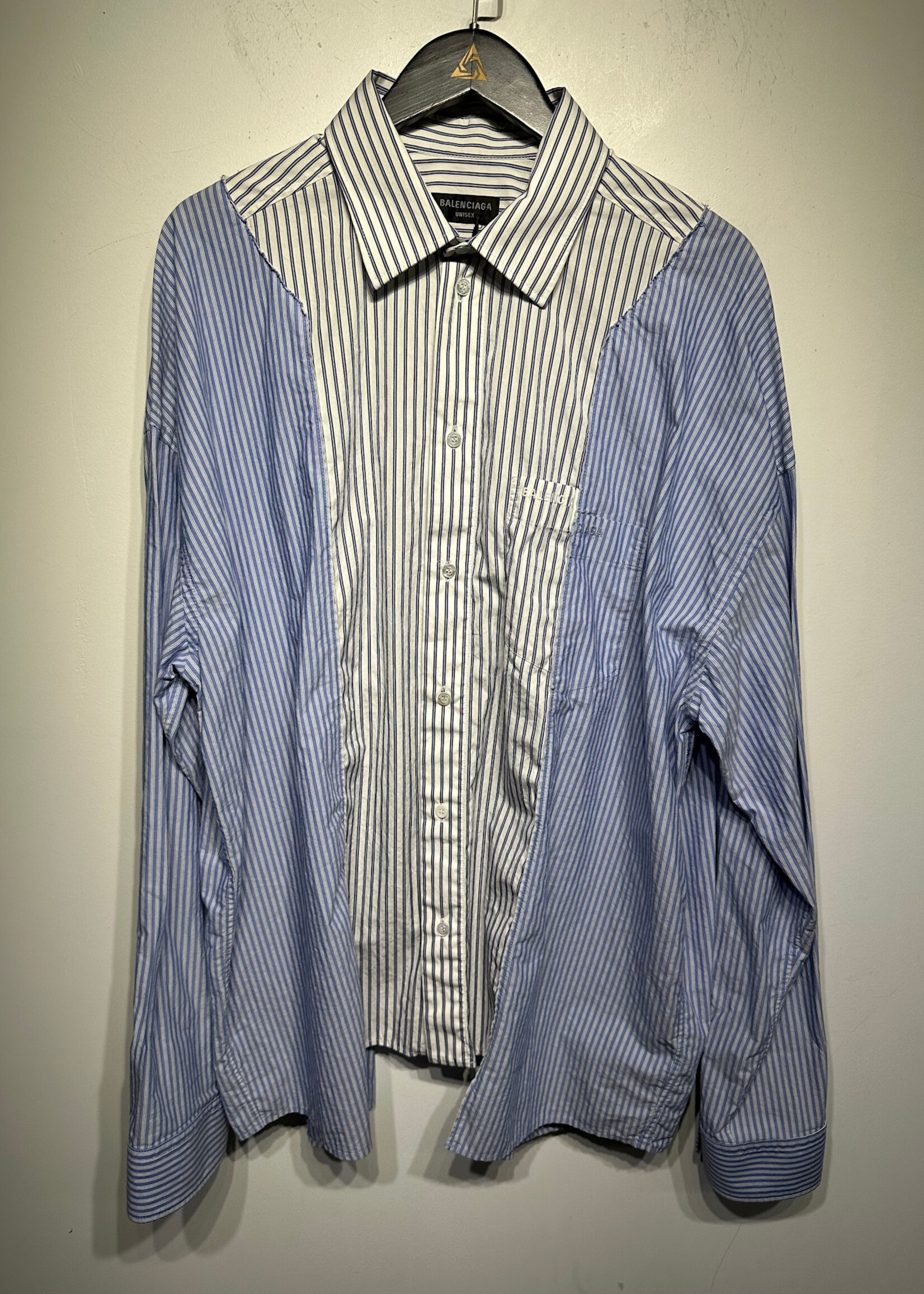 NWT Balenciaga Spliced Stripe B/U S (Fits XL)