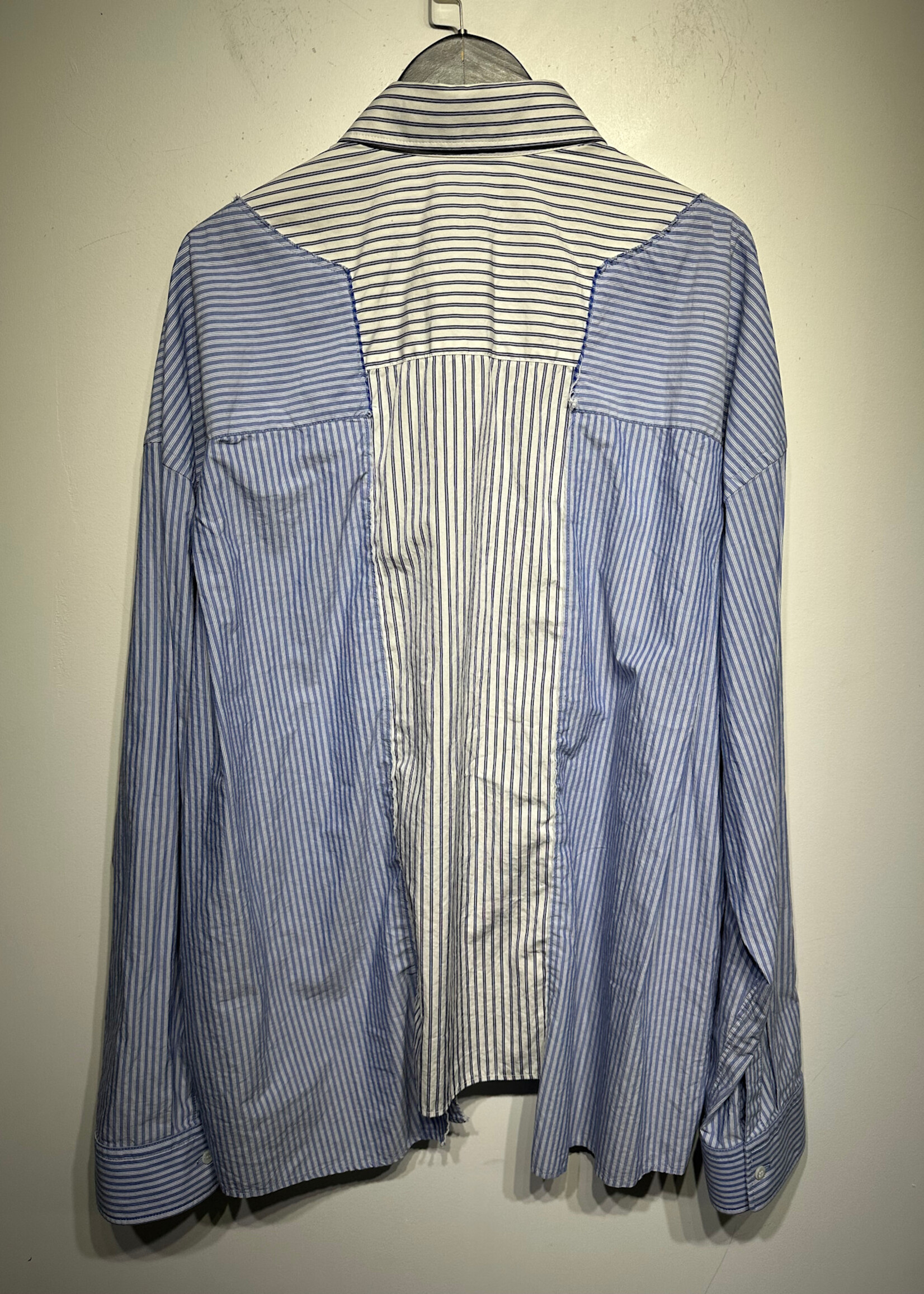 NWT Balenciaga Spliced Stripe B/U S (Fits XL)