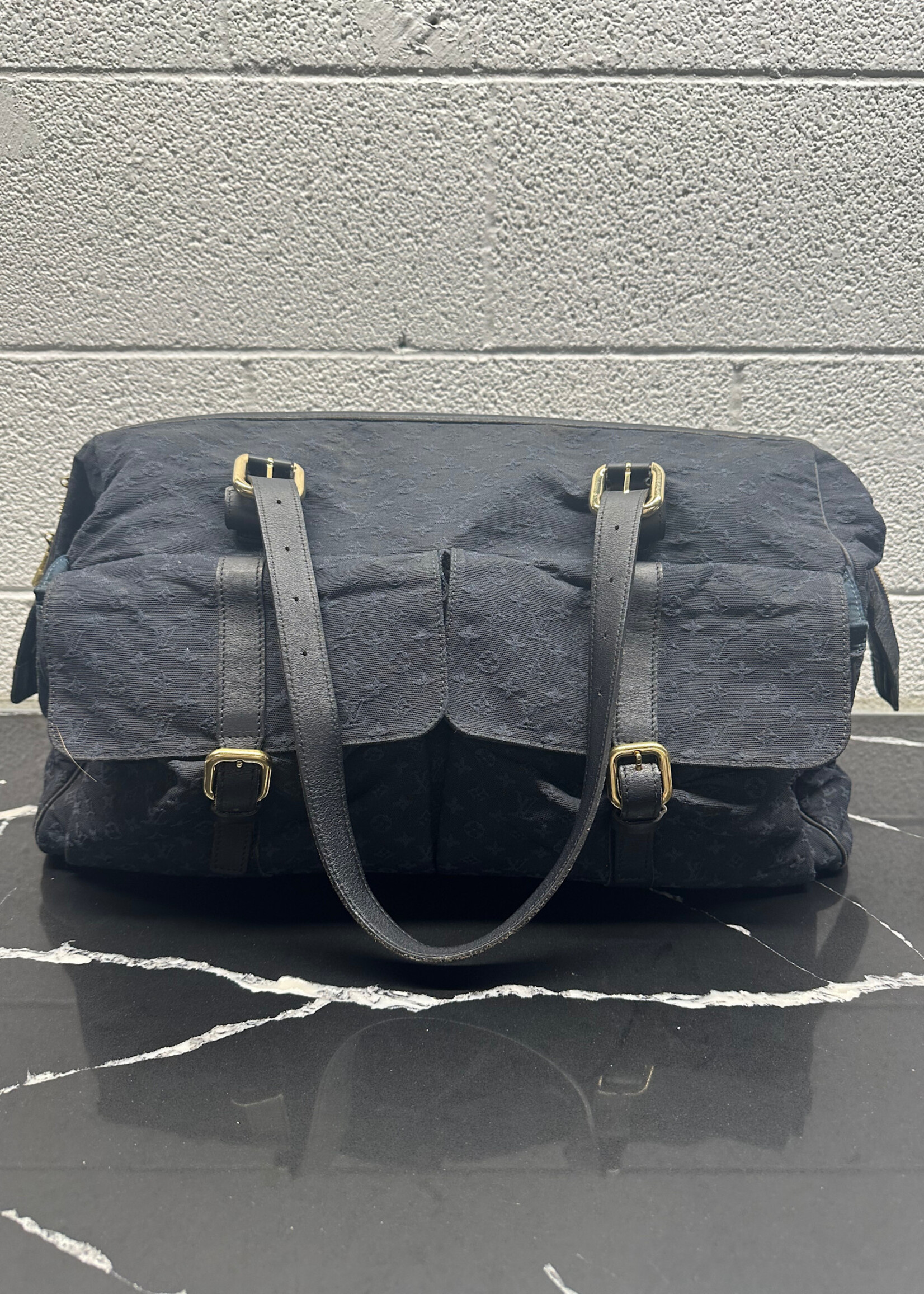 Louis Vuitton Monogram Mini Lin Claudine Weekender
