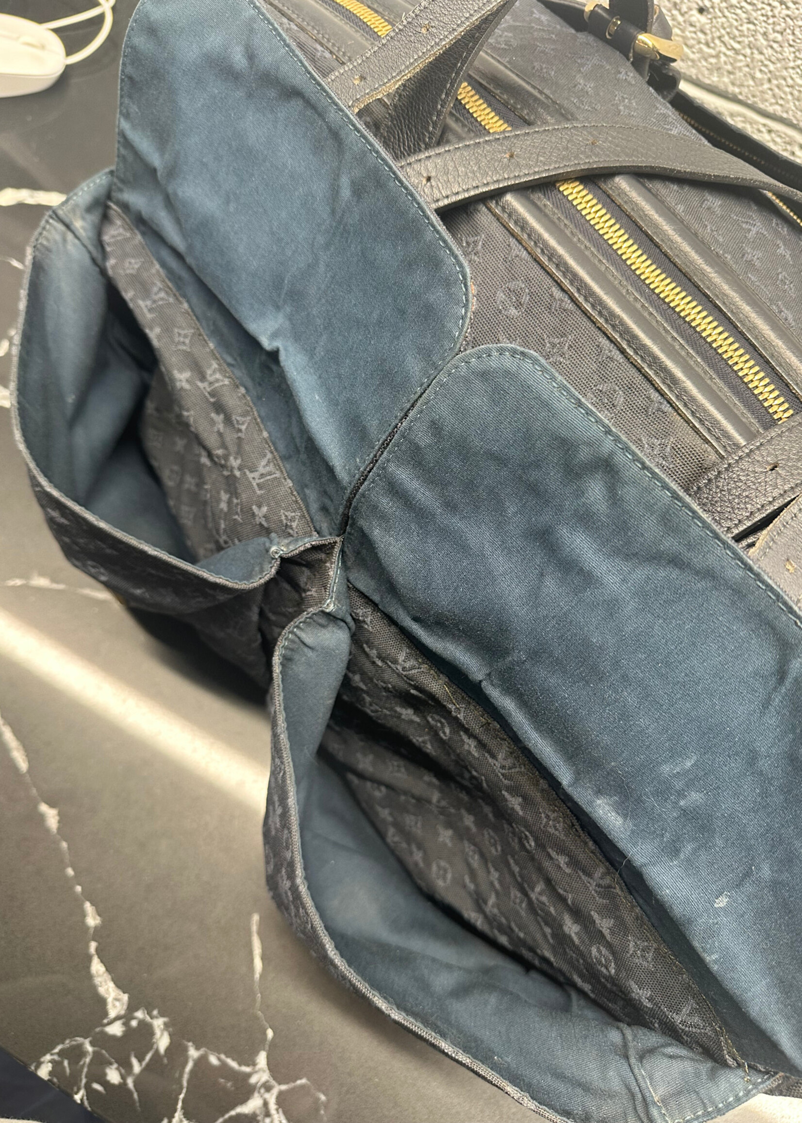 Louis Vuitton Monogram Mini Lin Claudine Weekender