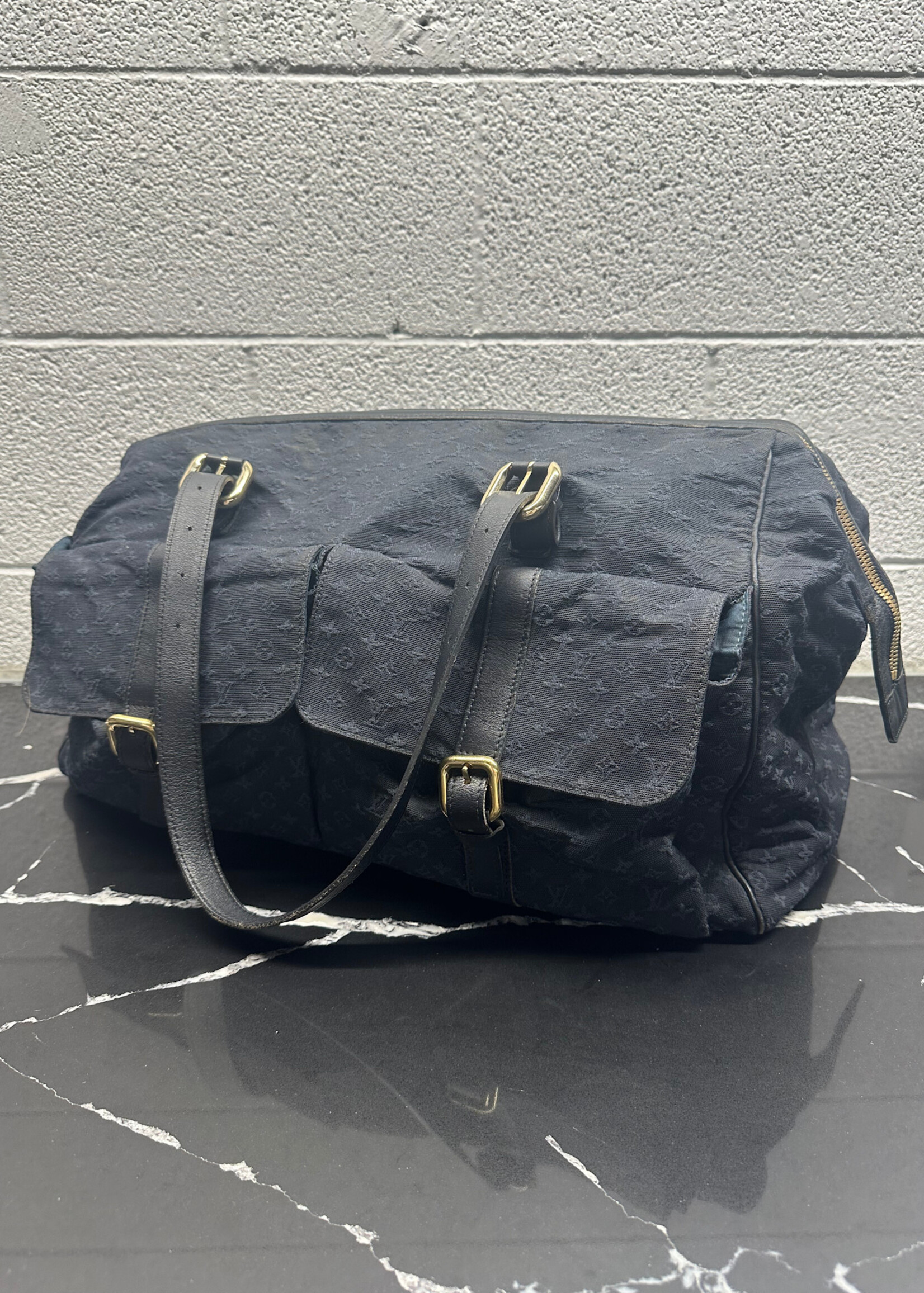 Louis Vuitton Monogram Mini Lin Claudine Weekender