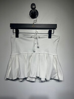 GUESS JEANS WHITE PLEATED SKIRT 27 AS IS