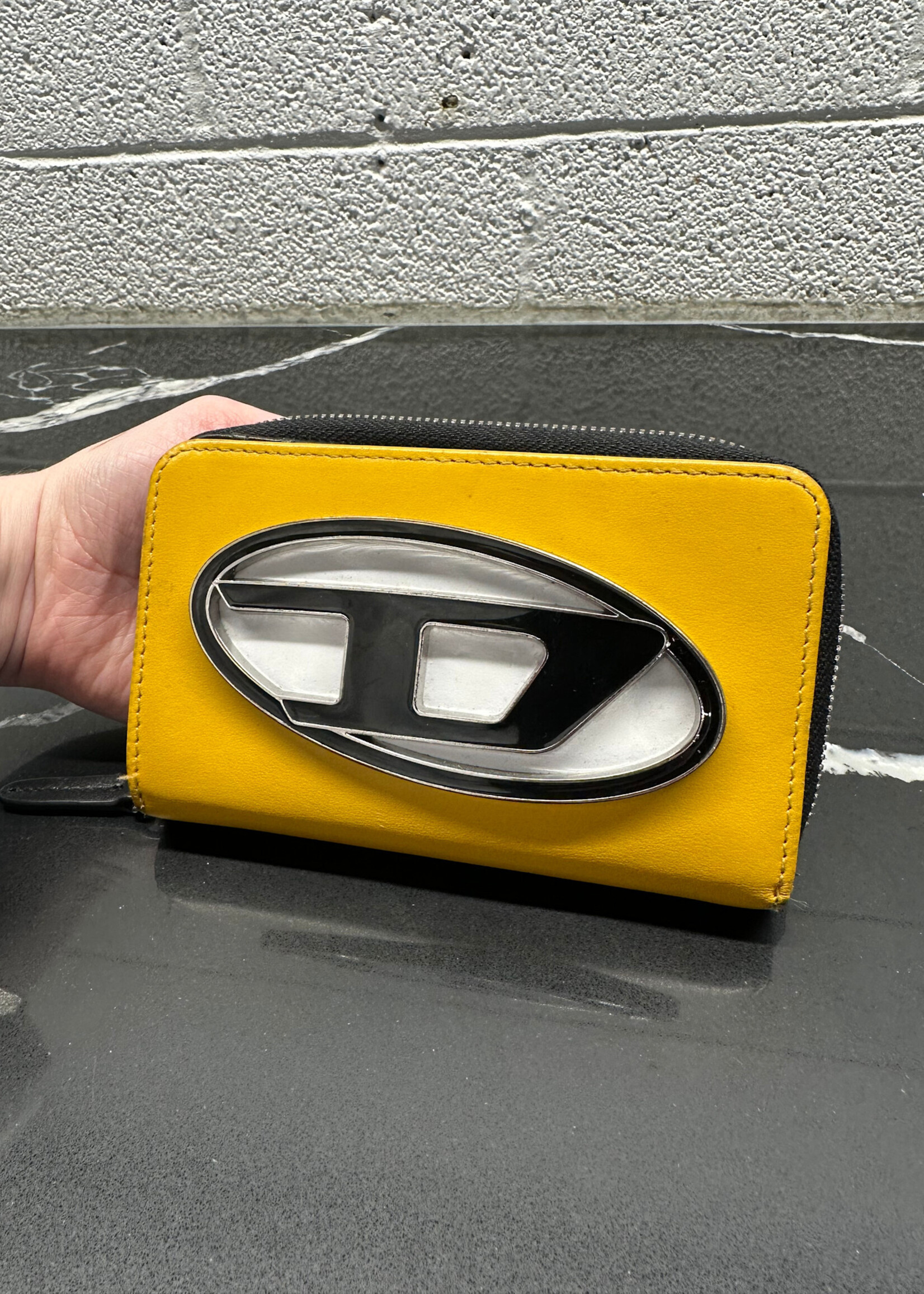 Diesel 1DR Yellow Wallet