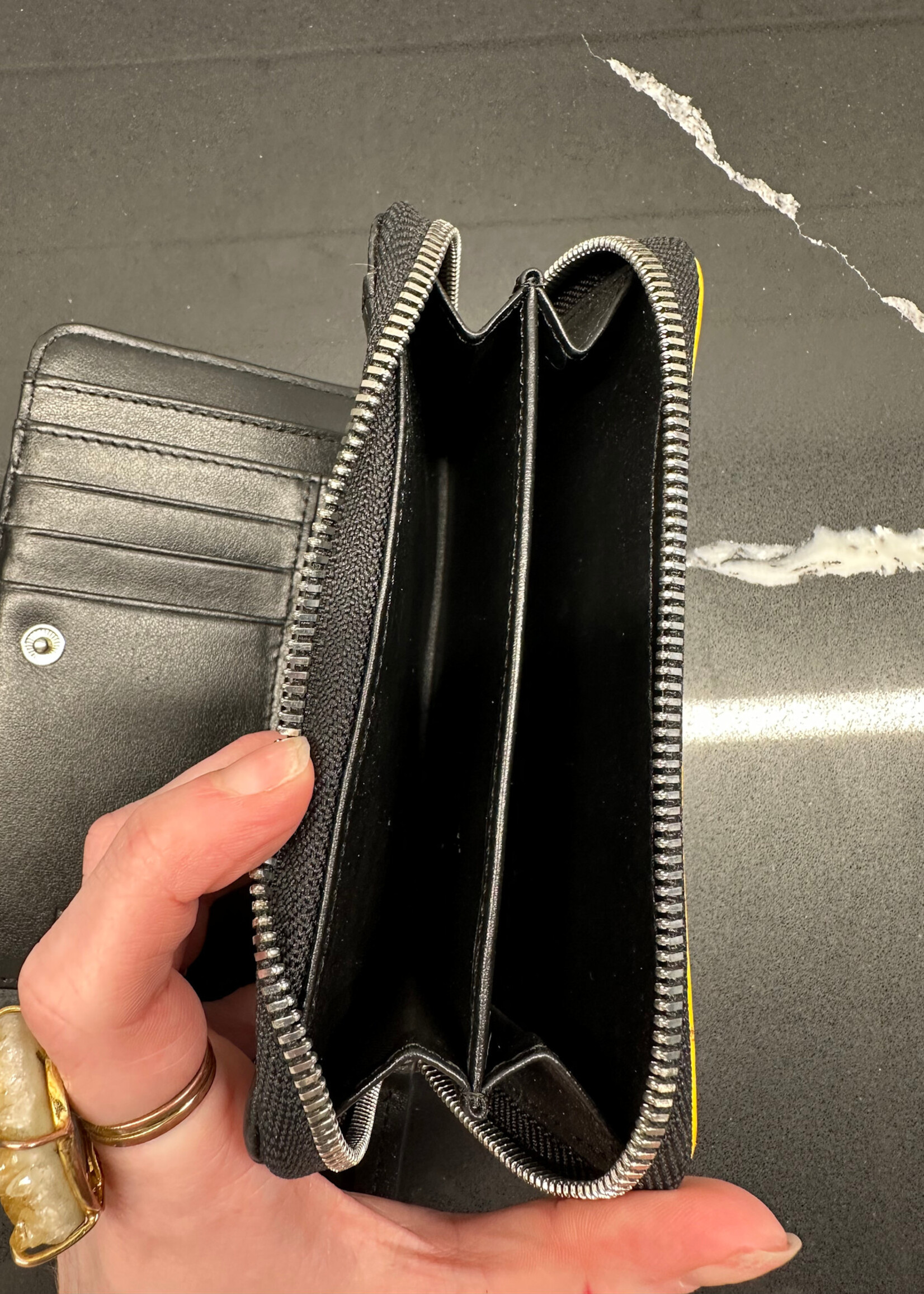 Diesel 1DR Yellow Wallet