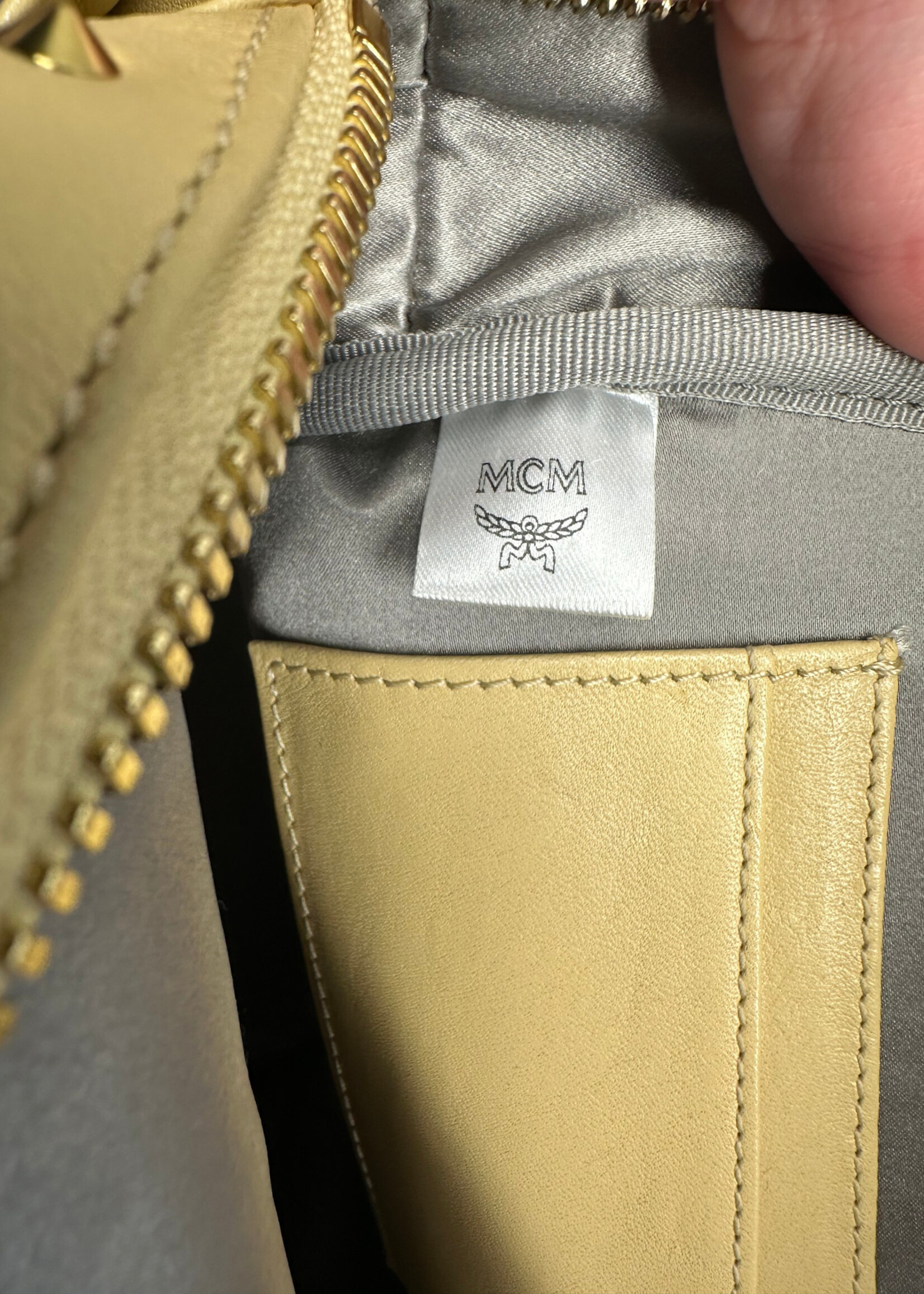 MCM Stud Mini Backpack