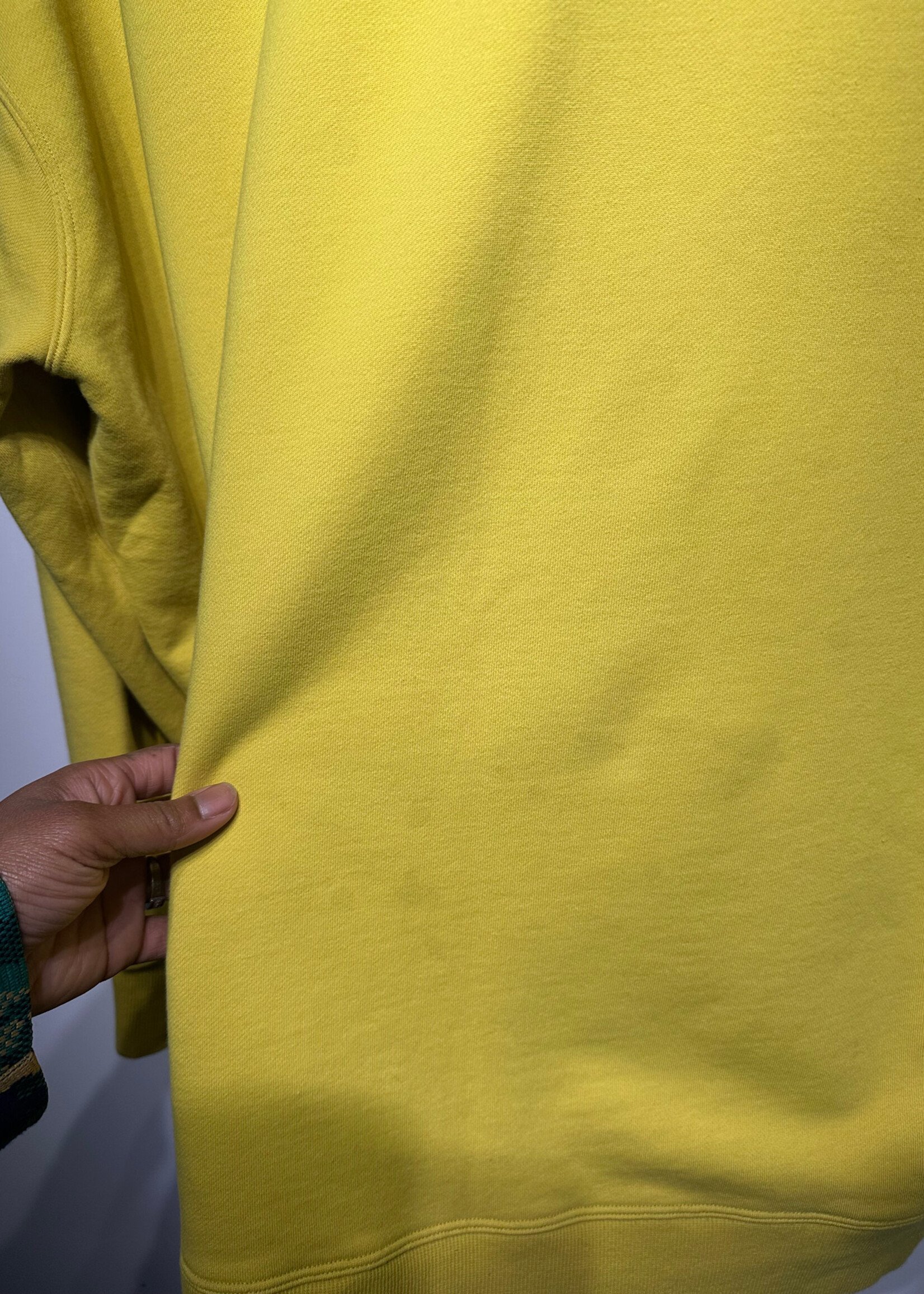 LULU YELLOW OVERSIZED HOODIE MASC L