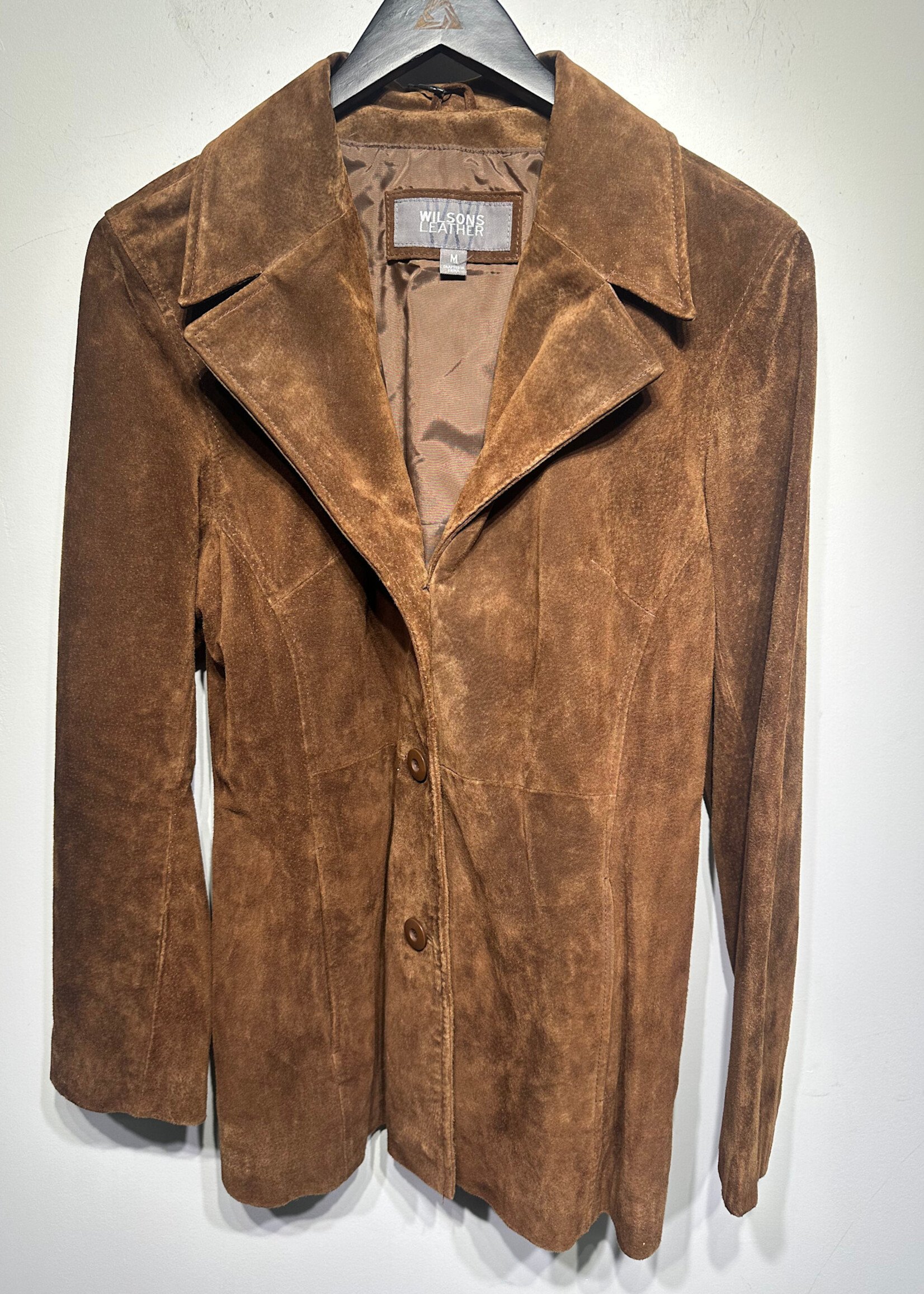 Wilson Dark Brown Suede Blazer Fem M