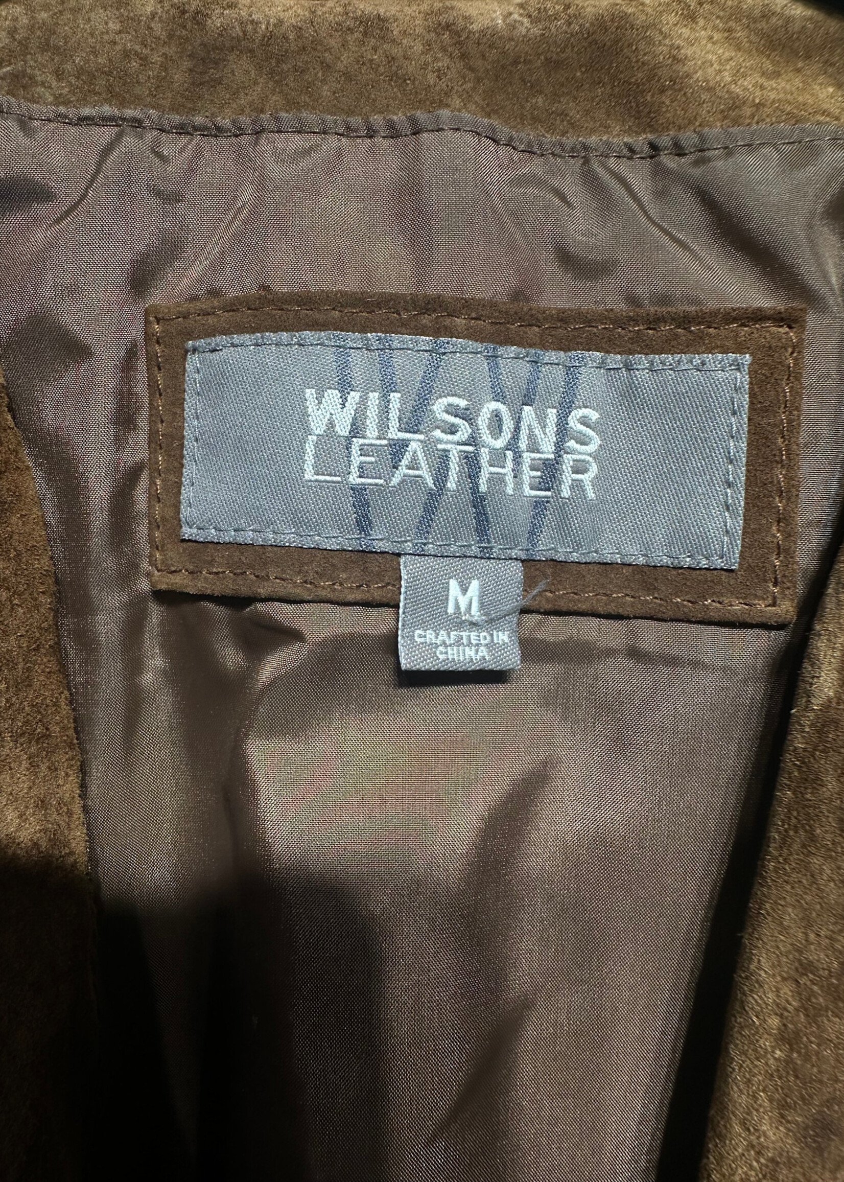Wilson Dark Brown Suede Blazer Fem M