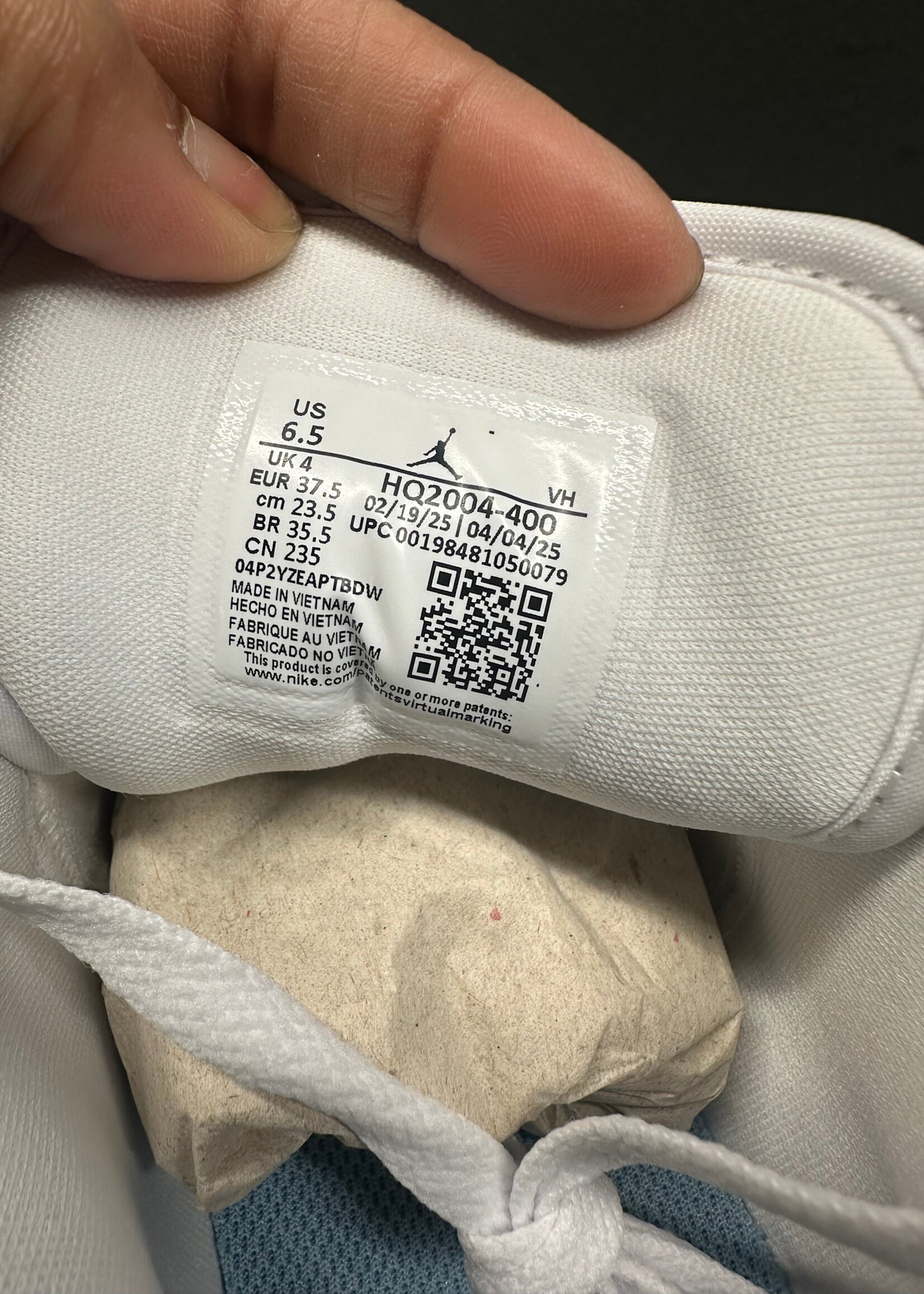 AIR JORDN 1 LOW DENIM 6.5