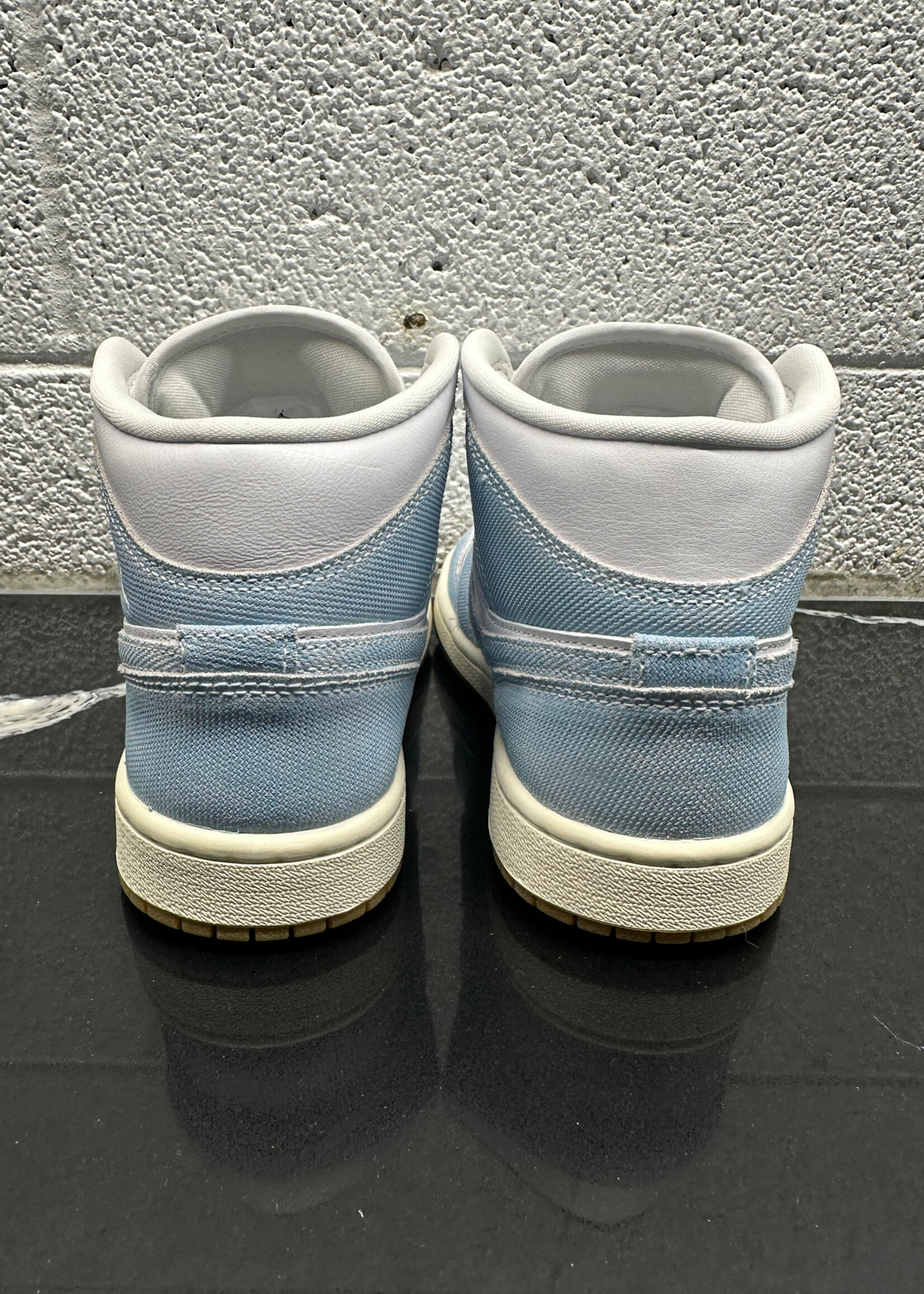 AIR JORDAN 1 MID DENIM SHOES 6.5