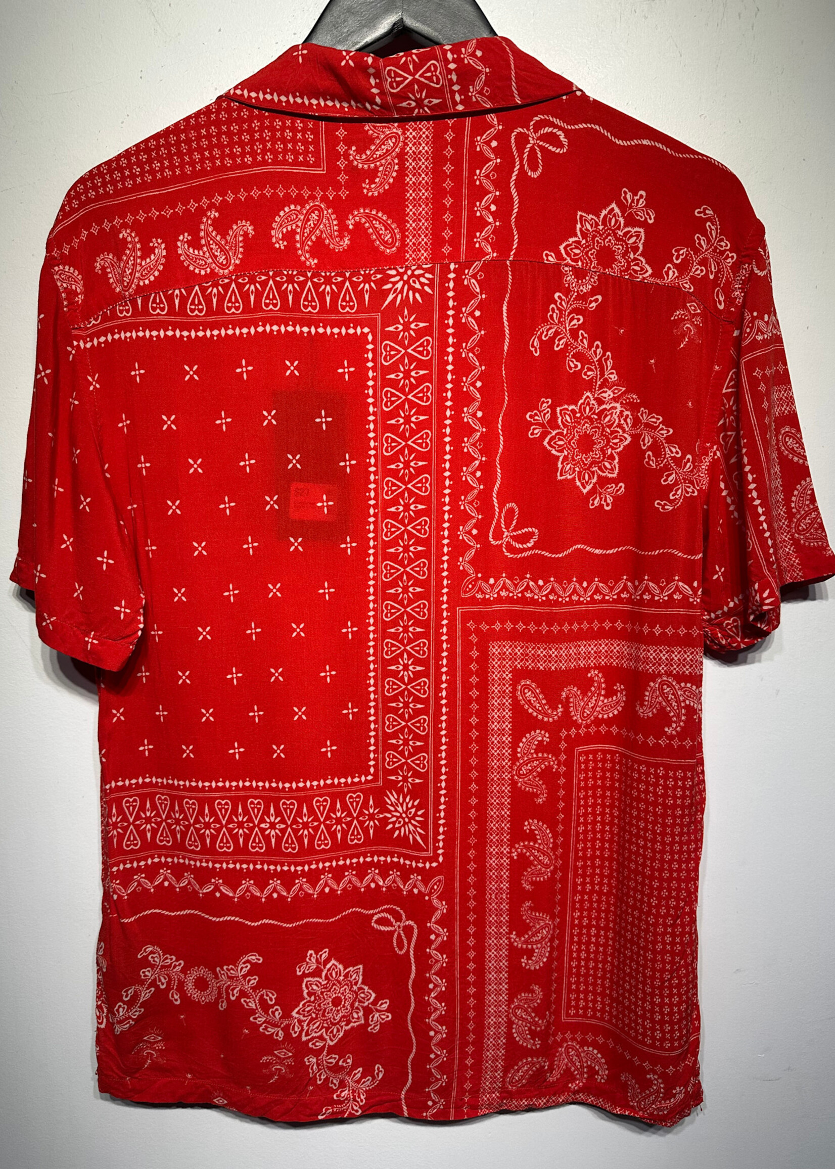 Allsaints Red Bandana Print BU S