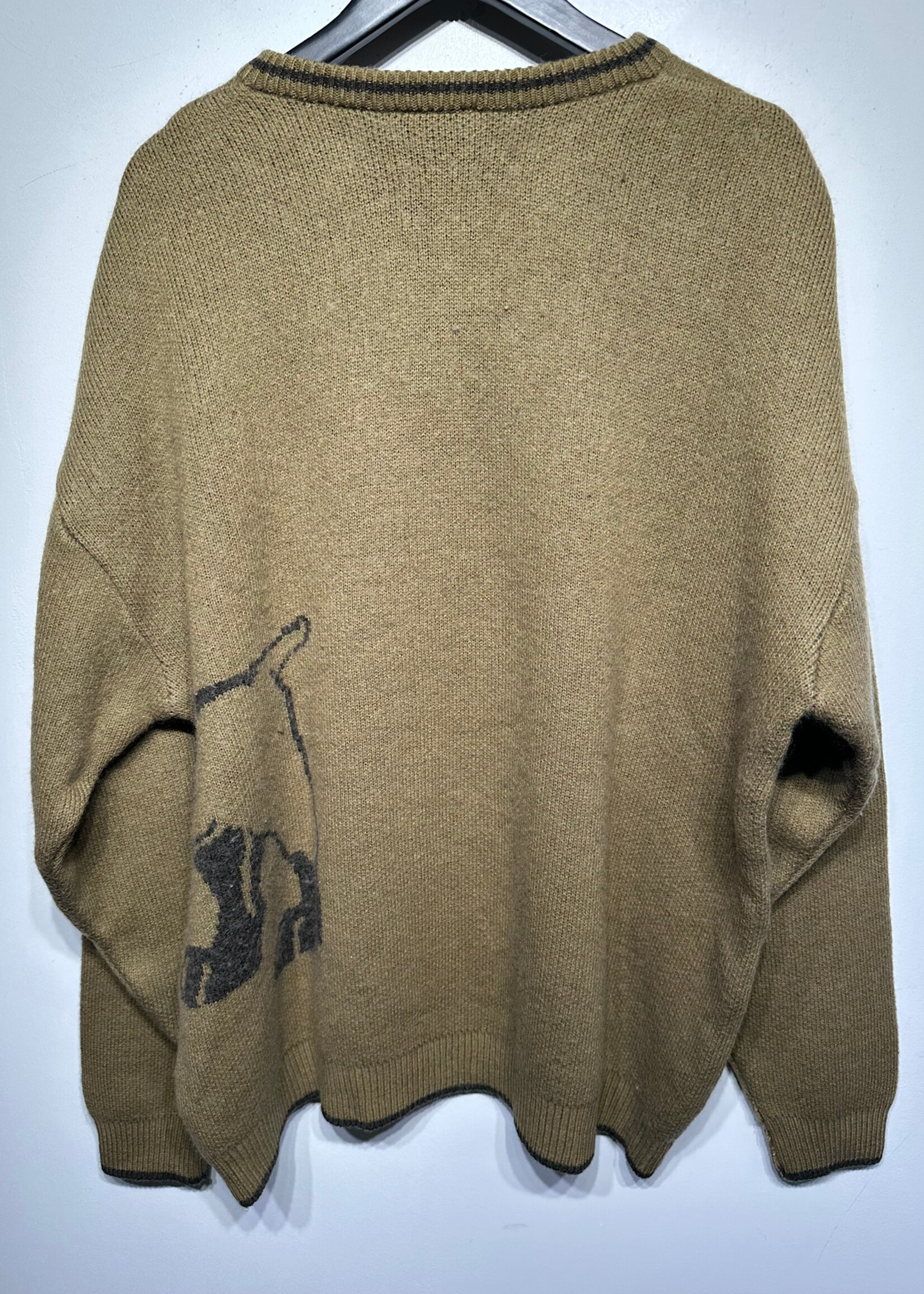 Damani Dada Tan Knit Sweater XXL
