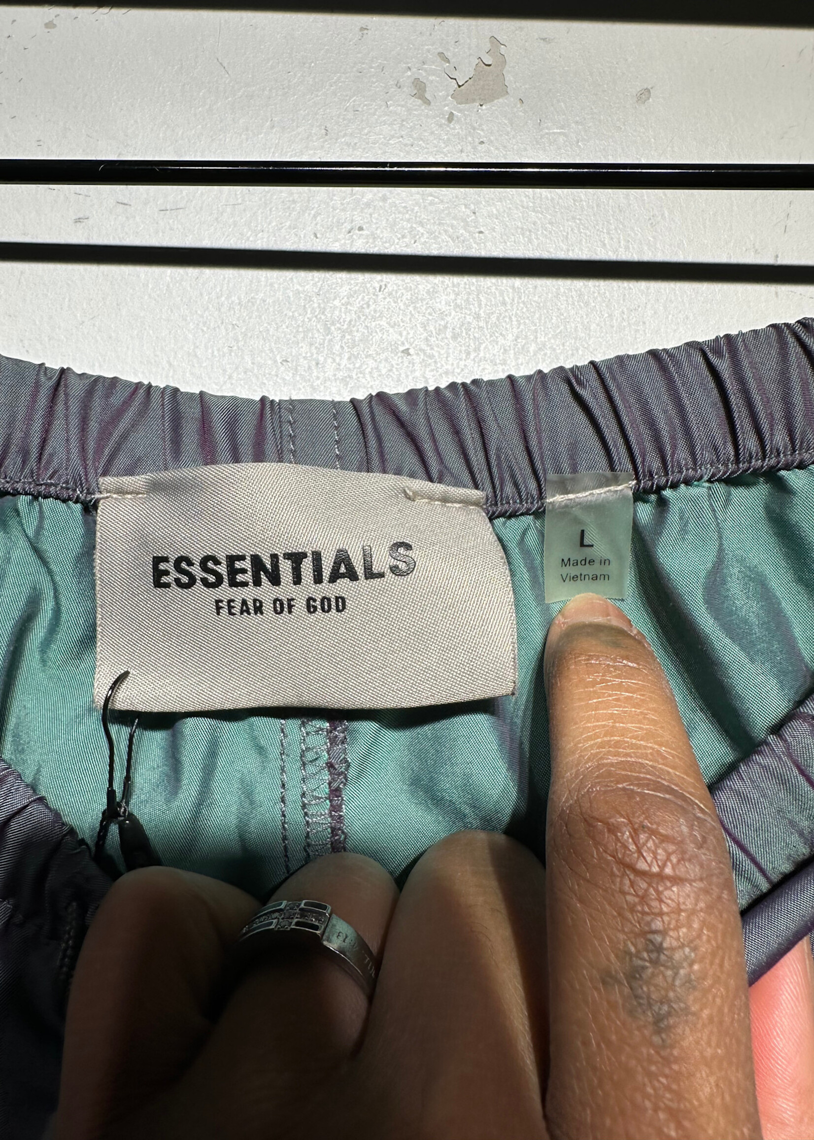 Essentials Iridescent Nylon Shorts 33