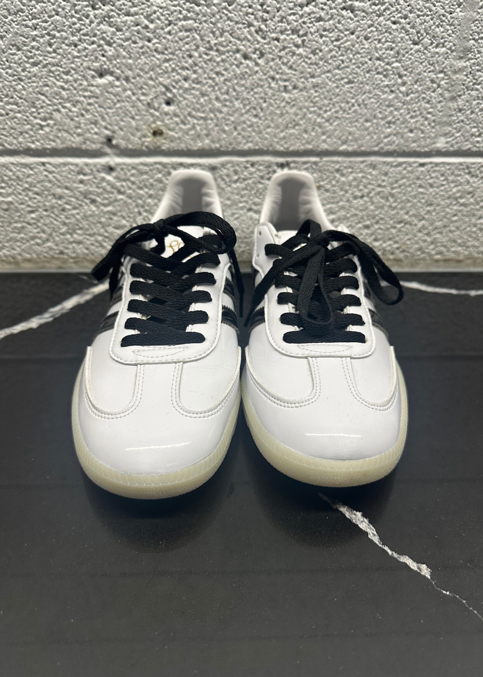 Jason Dill Adidas Samba Patent White Masc 10