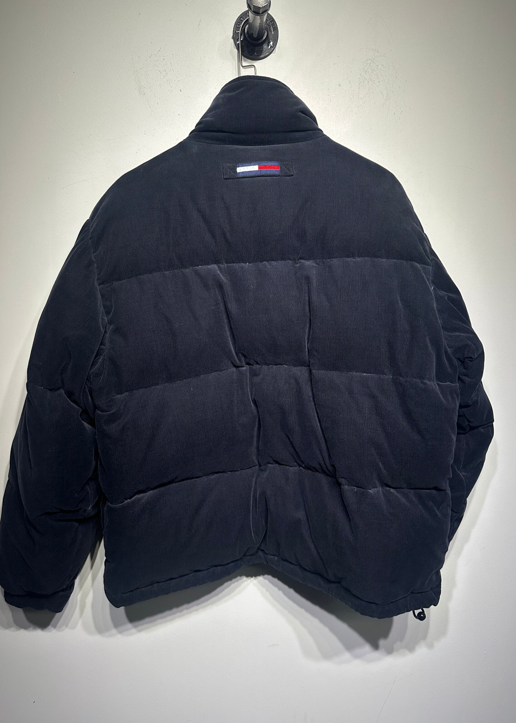 Vintage Tommy Navy Blue Puffer Jacket Masc S
