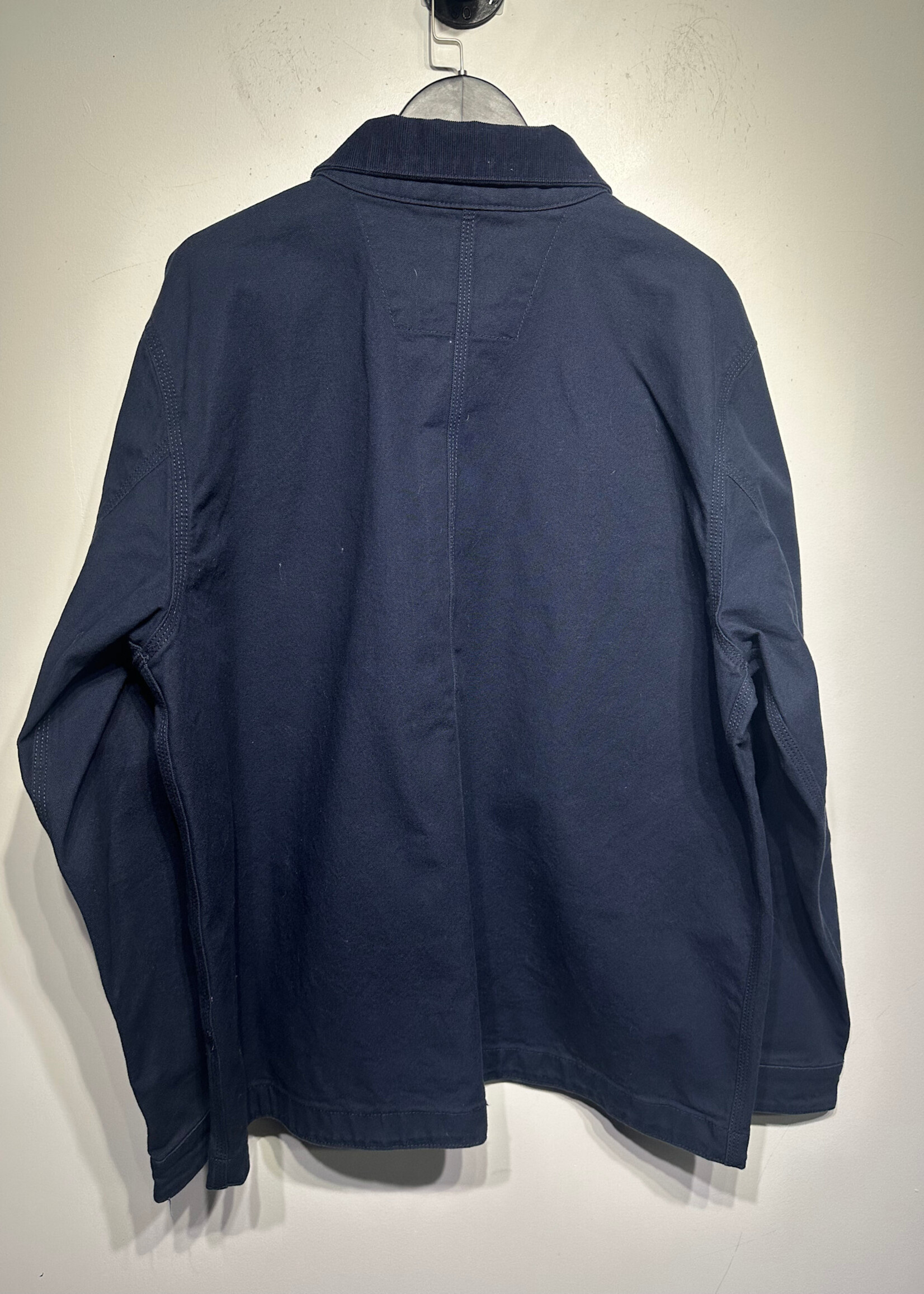 Carhartt Navy Blue Rugged Flex Chore Coat Masc XL