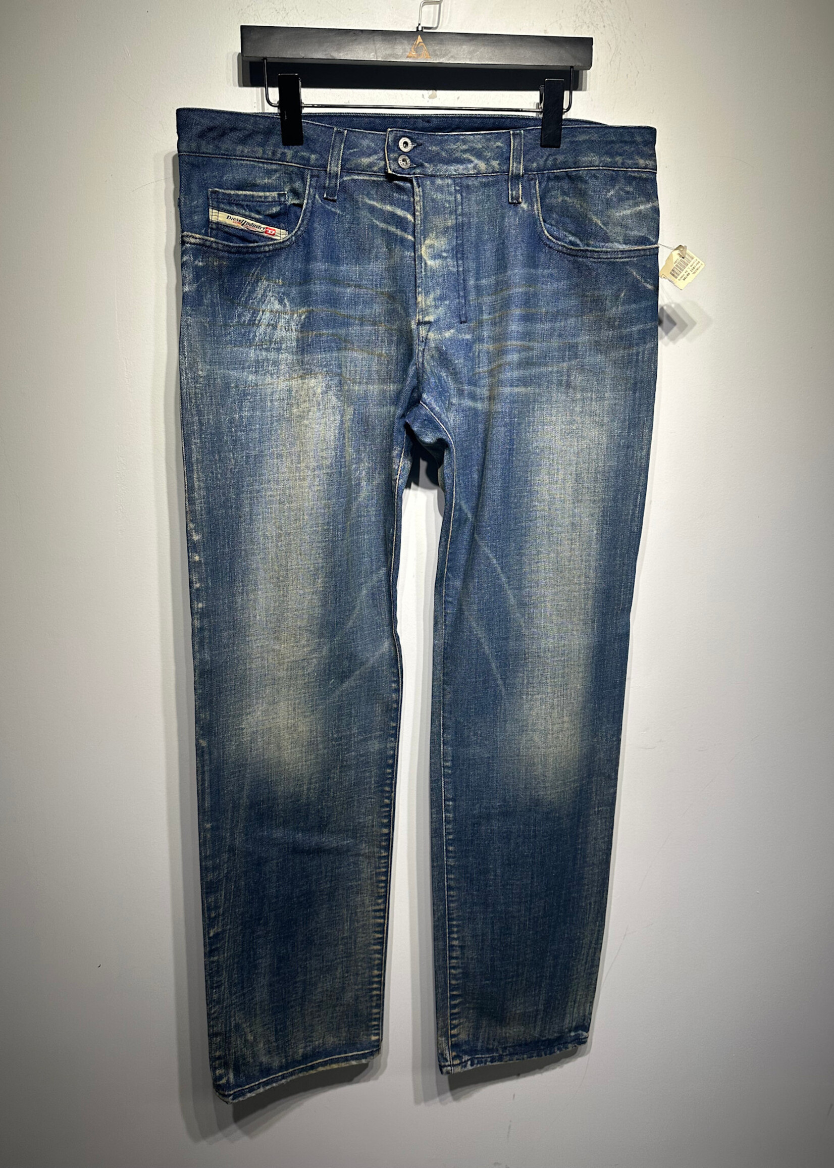 NWT Diesel Riohma Yellow Wash Jeans Masc 36