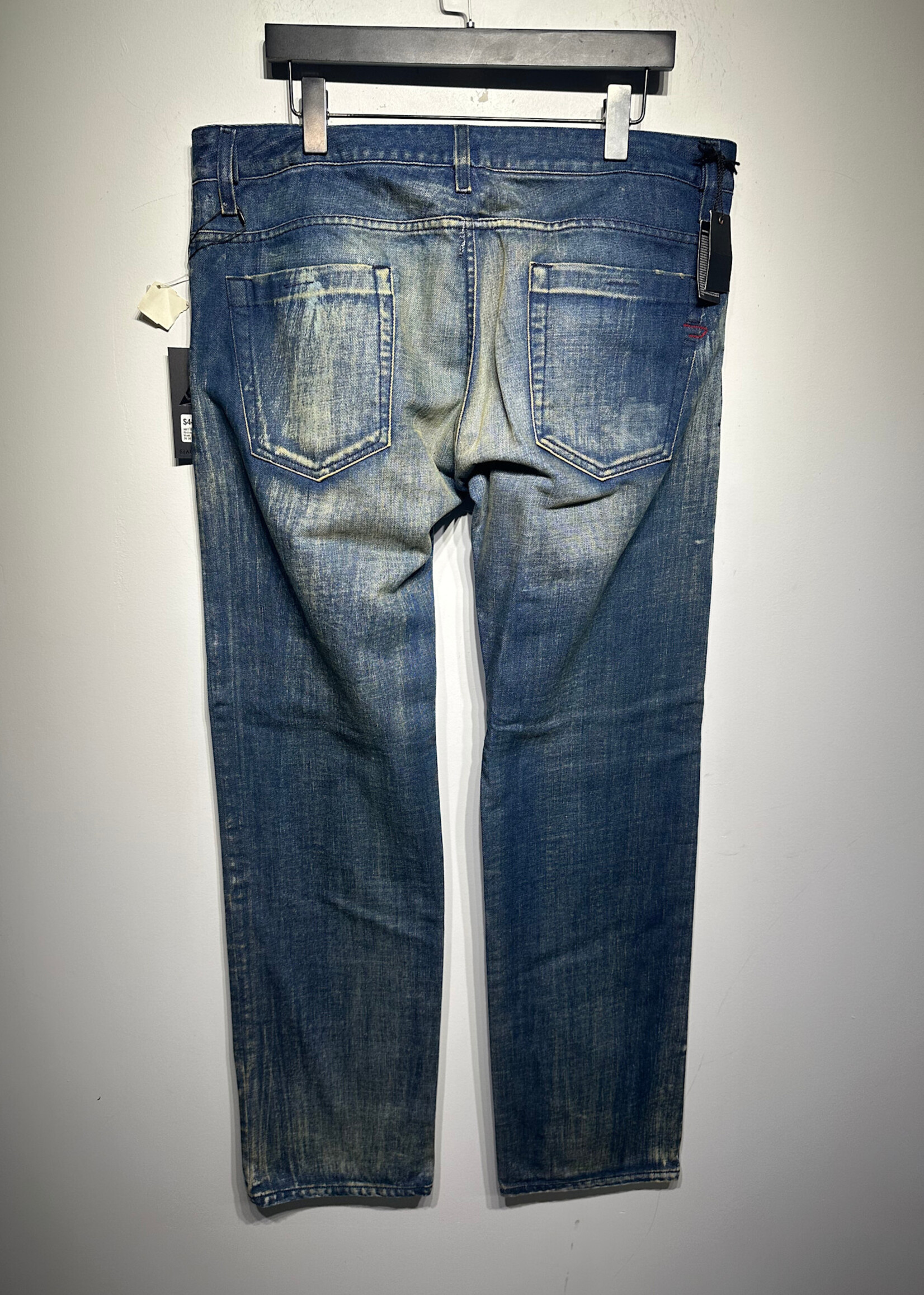 NWT Diesel Riohma Yellow Wash Jeans Masc 36