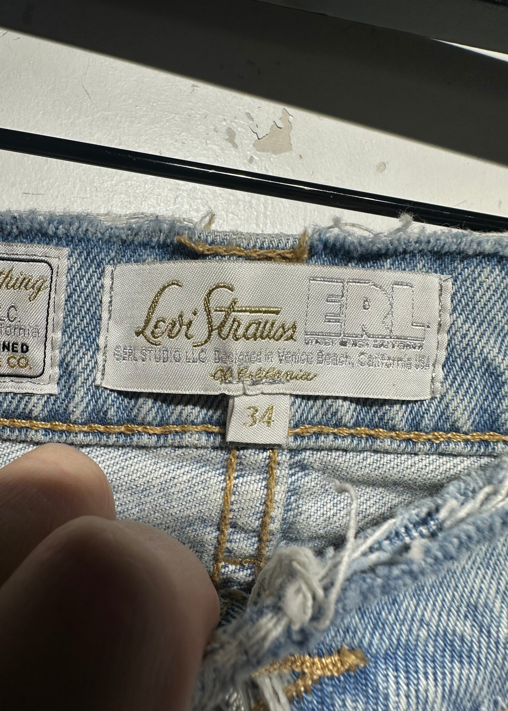 NWT ERL x Levi's 501 Jeans Fits Masc 36