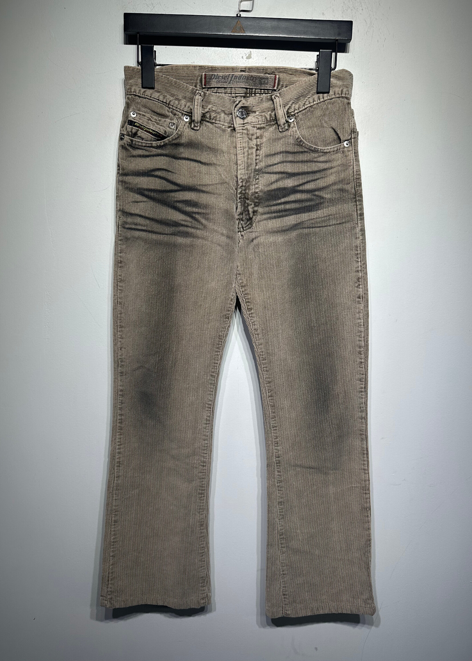 Diesel Tan Black Faded Cords Fem 26