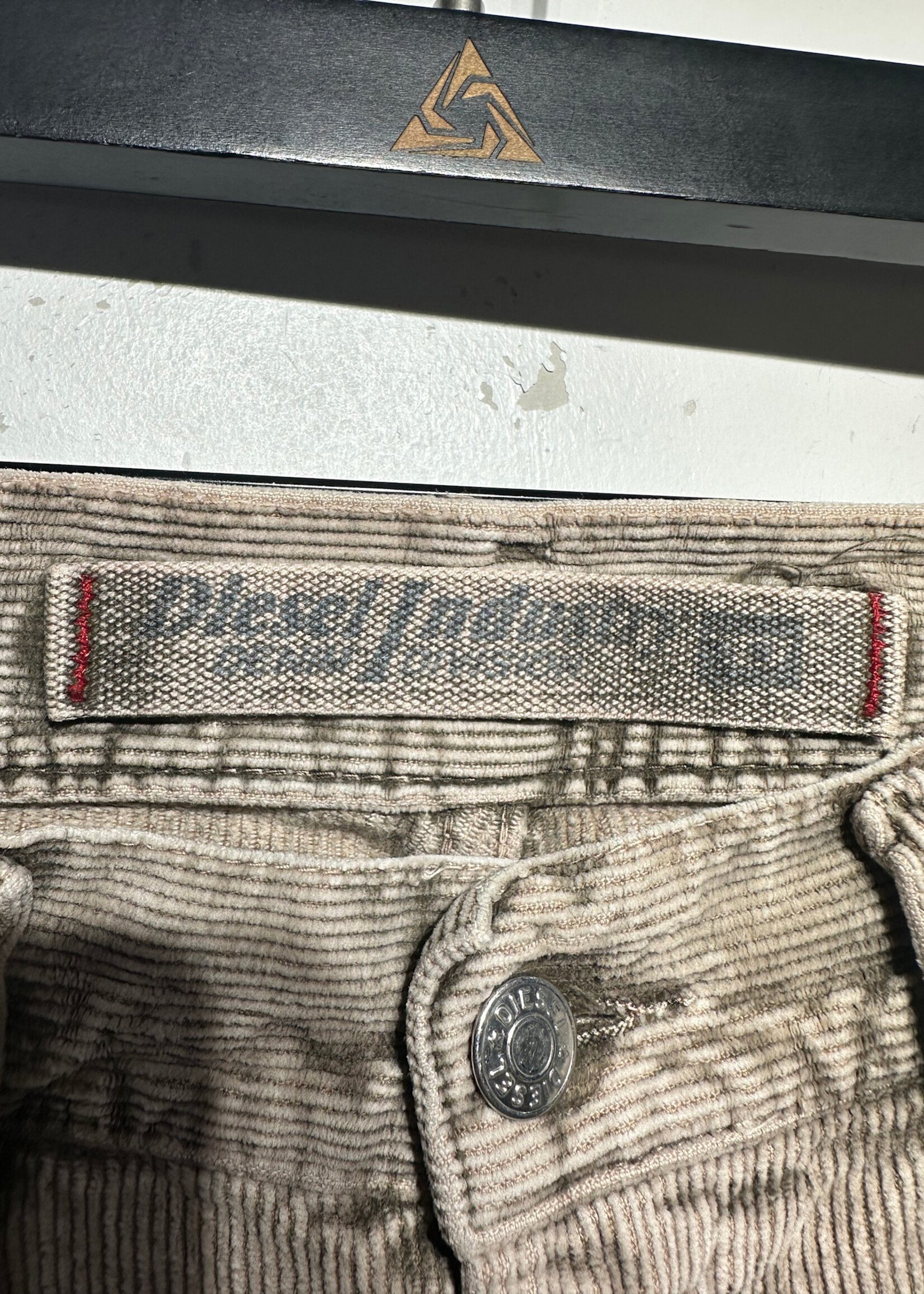 Diesel Tan Black Faded Cords Fem 26