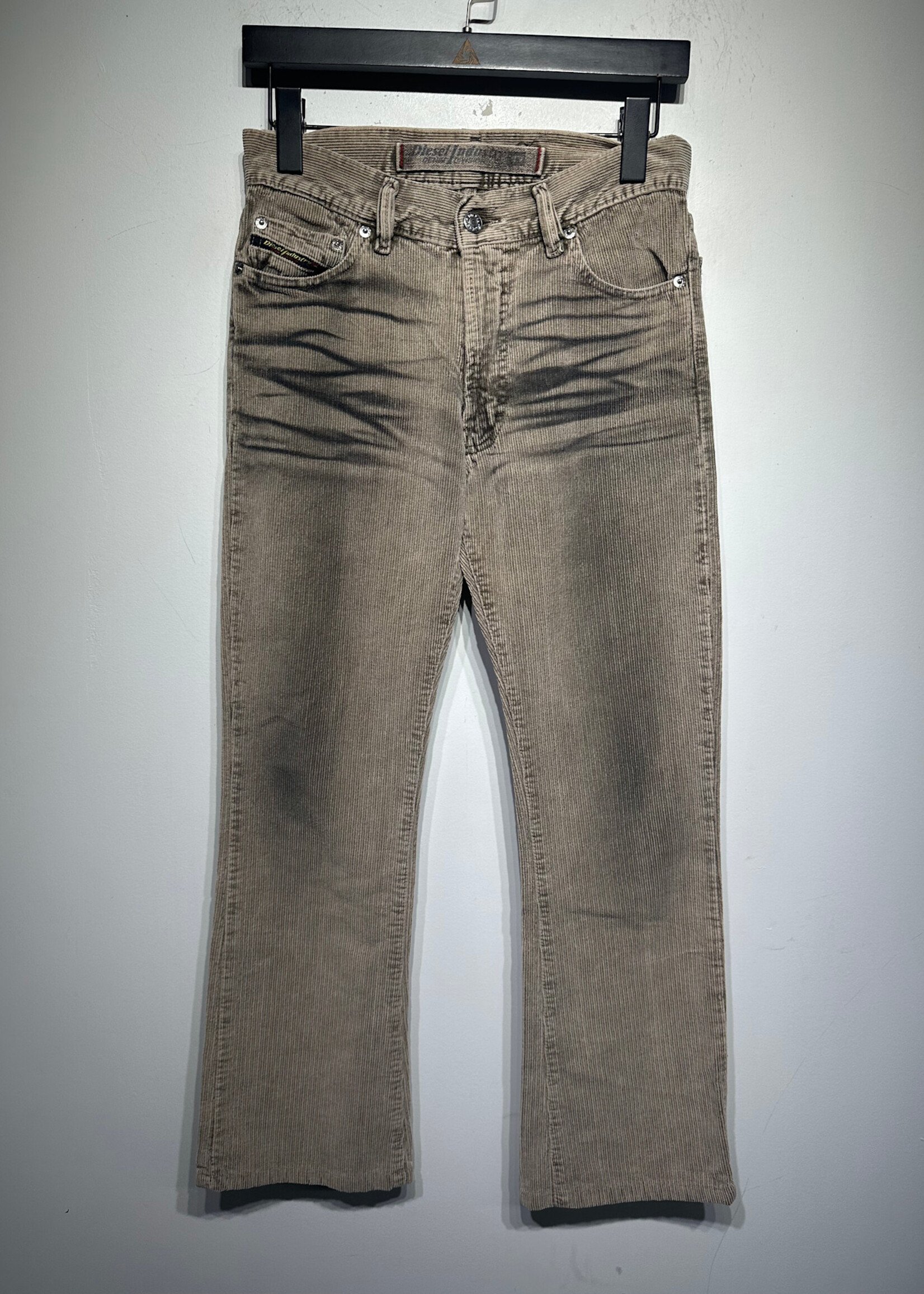 Diesel Tan Black Faded Cords Fem 26