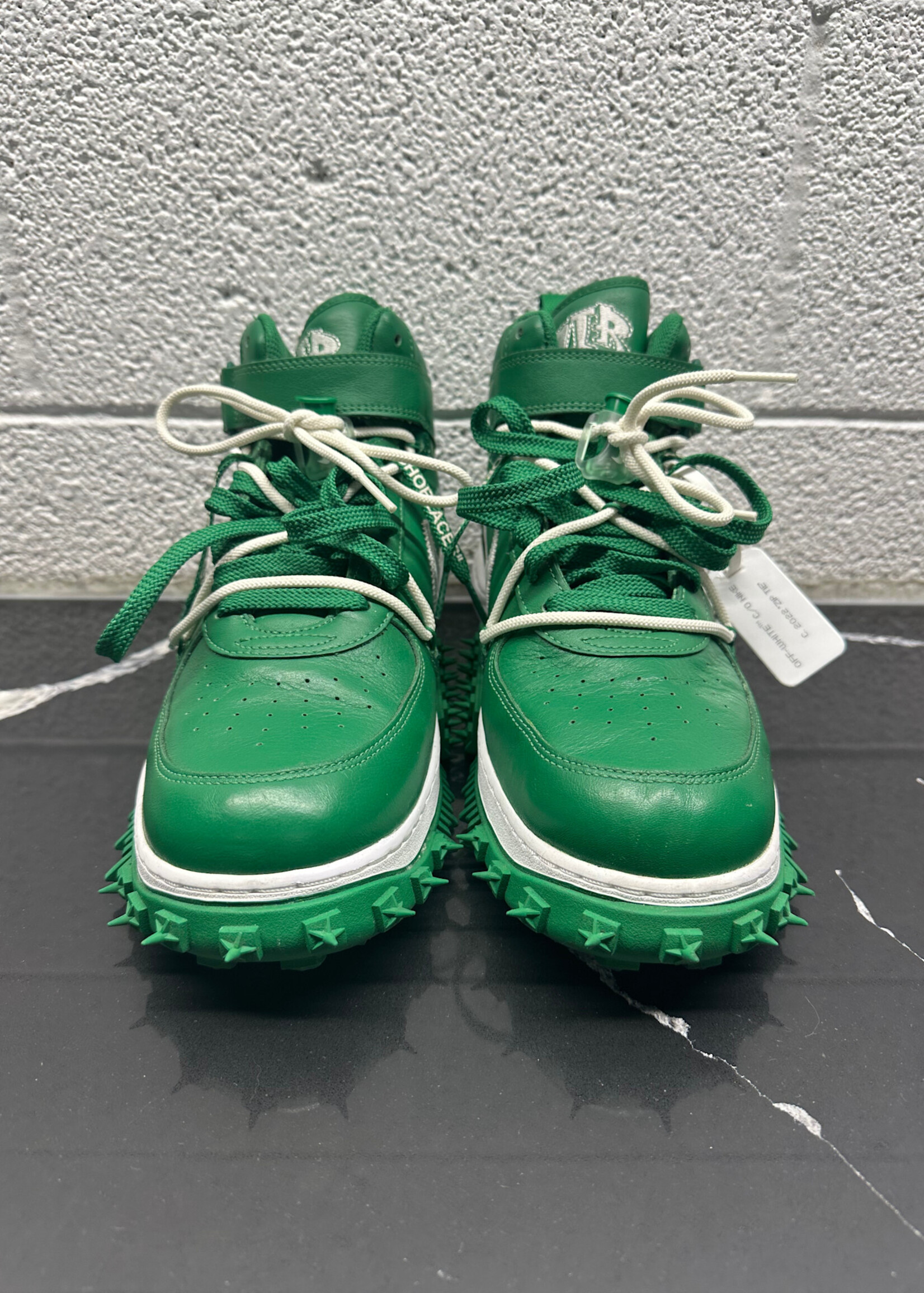 OFF WHITE X NIKE MID SP VARSITY PINE GREEN 12