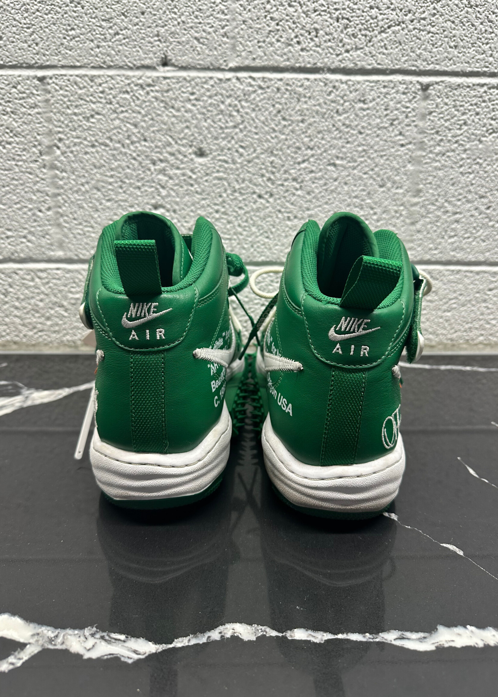 OFF WHITE X NIKE MID SP VARSITY PINE GREEN 12