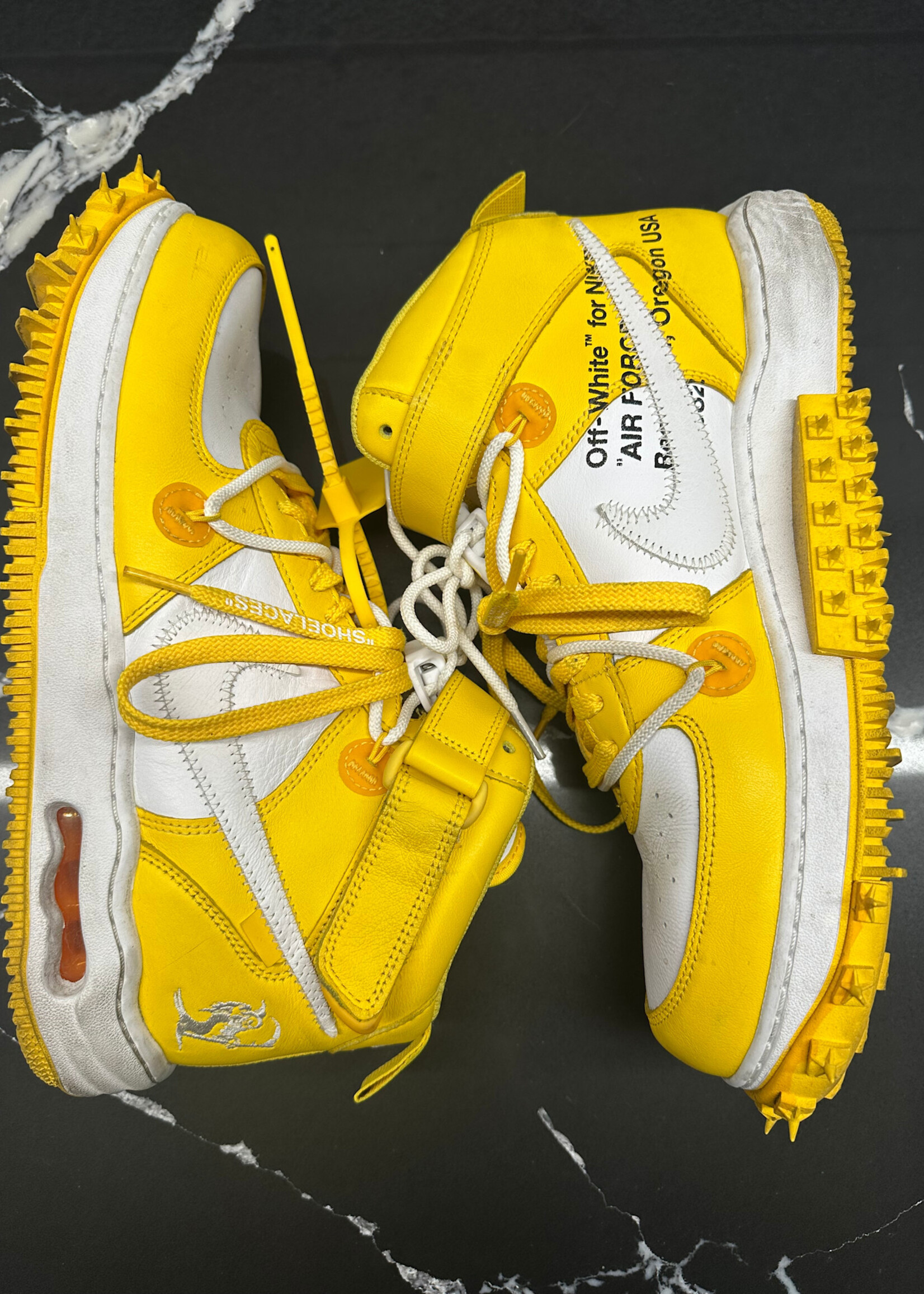 OFF WHITE X NIKE MID SP VARSITY MAIZE 12
