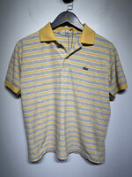 Vintage Lacoste Yellow Crop Polo Masc M