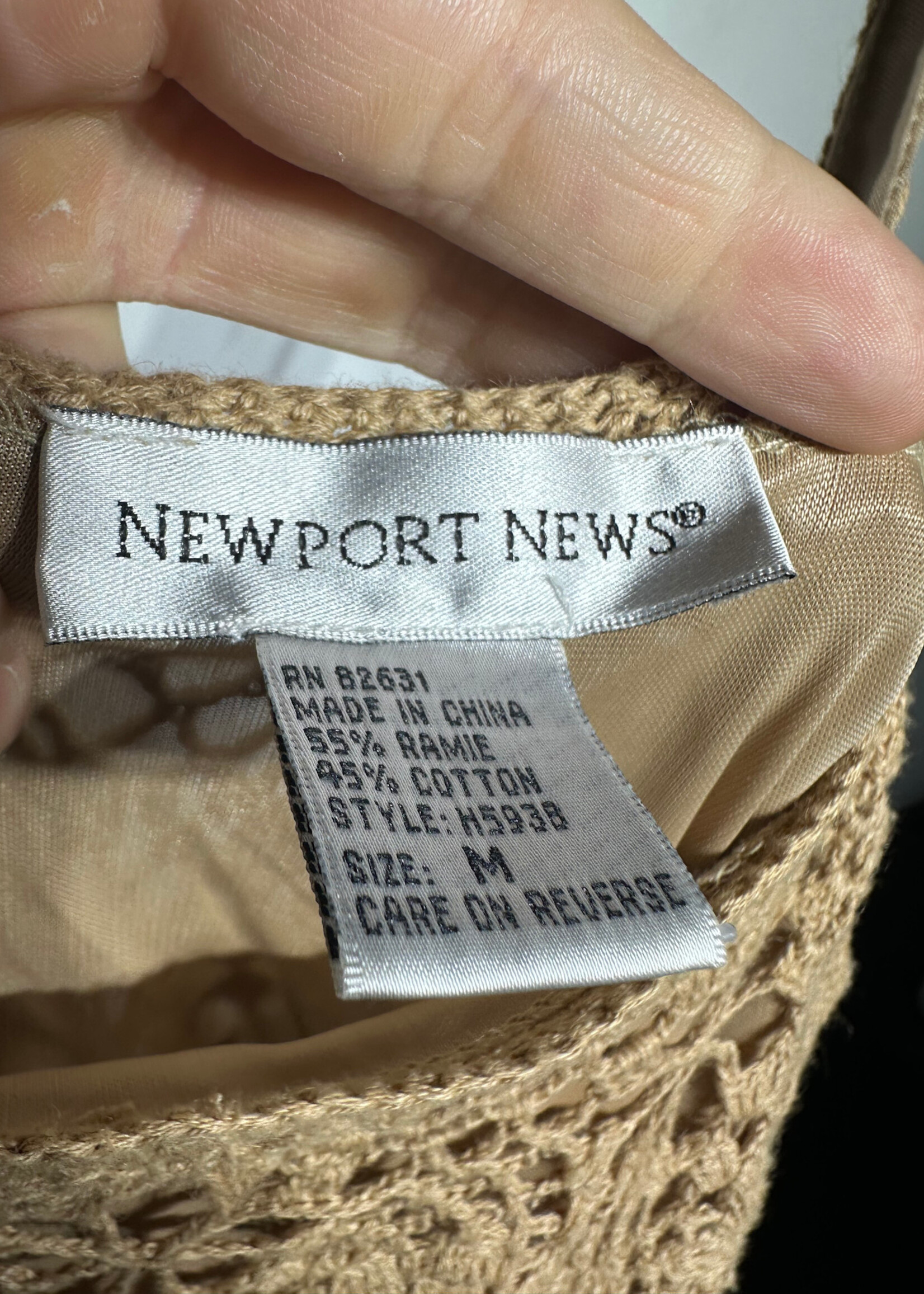 Newport News Vintage Black Flare Leather Pant 28