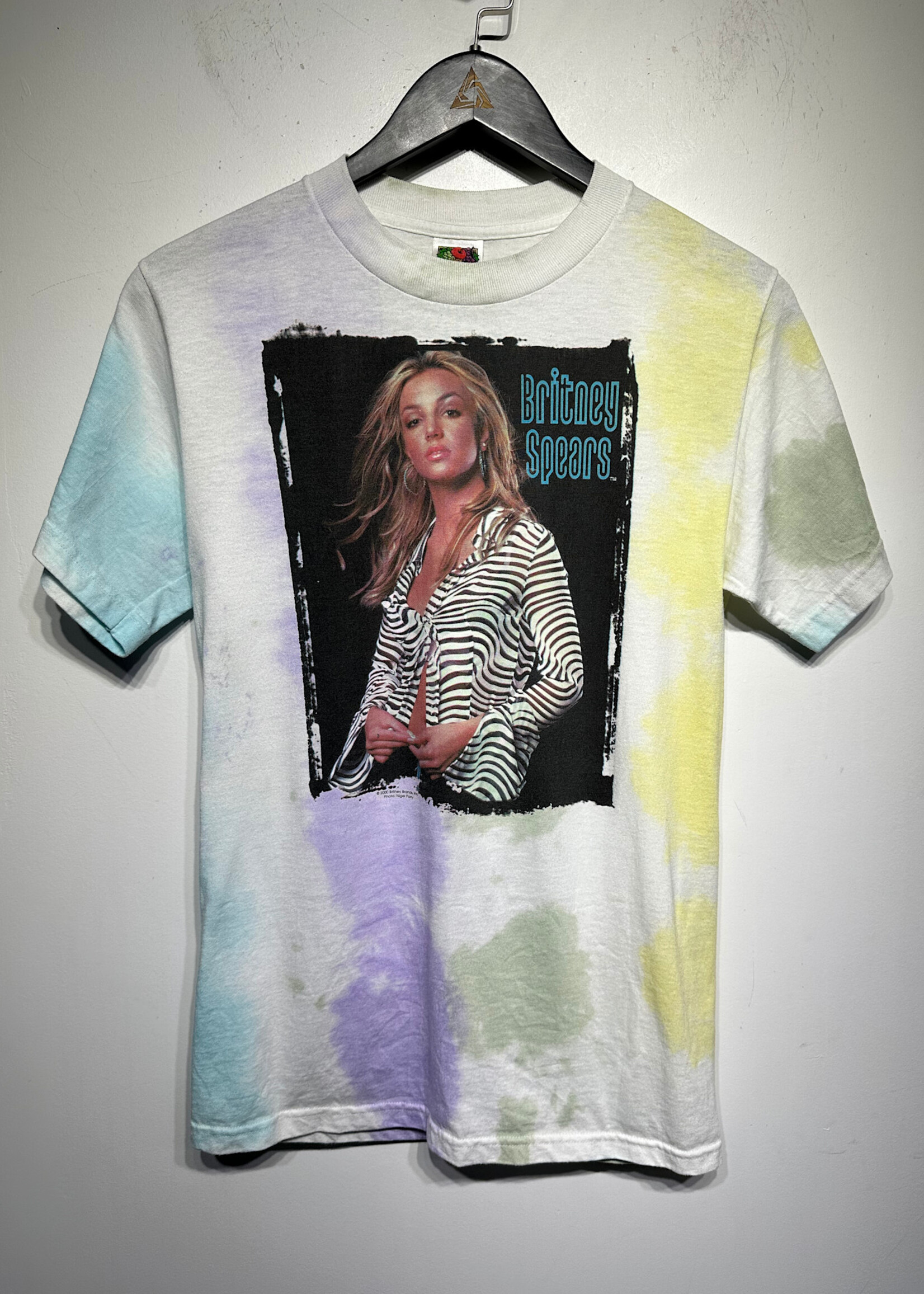 Britney Spears 2000 Tie Die Tee S