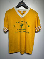 Go For The Gold Vintage Yellow Tee M